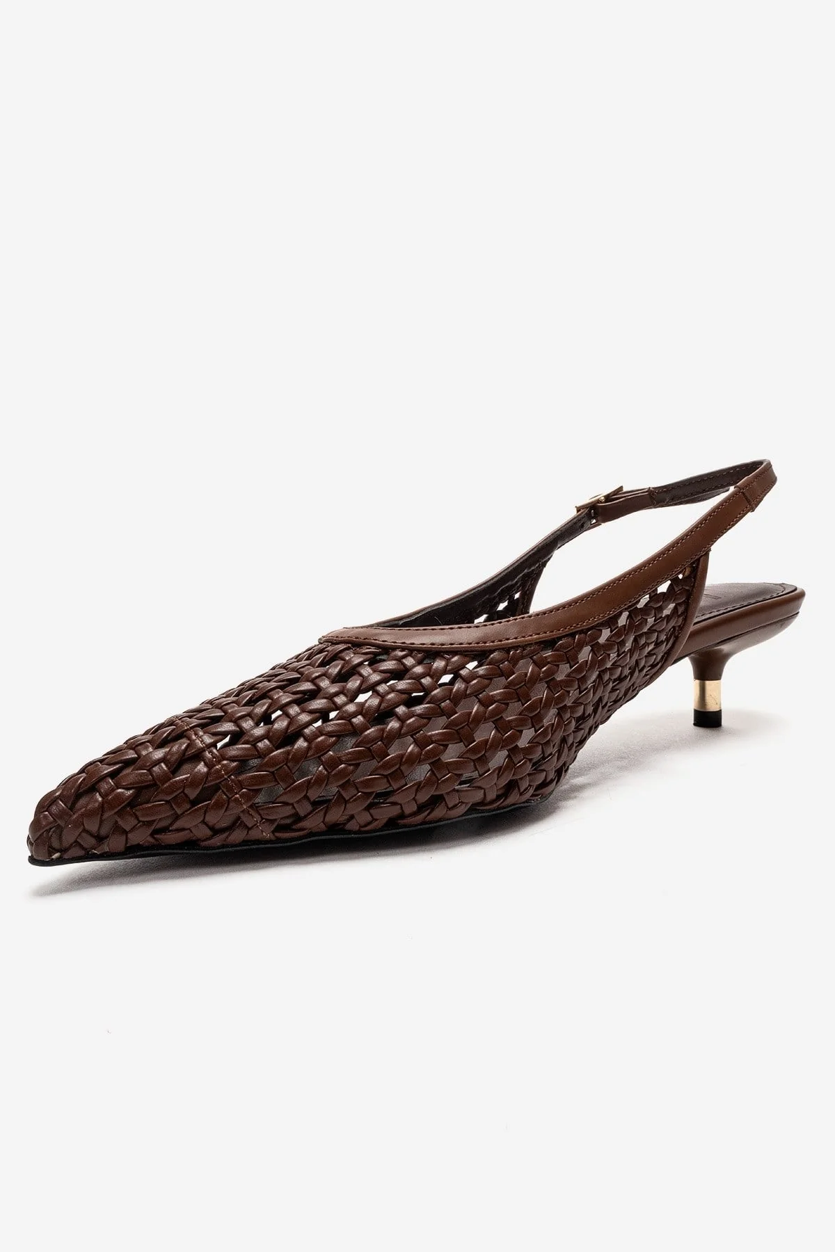 Orelis - Brown Kitten Heel (Women) - Image 6