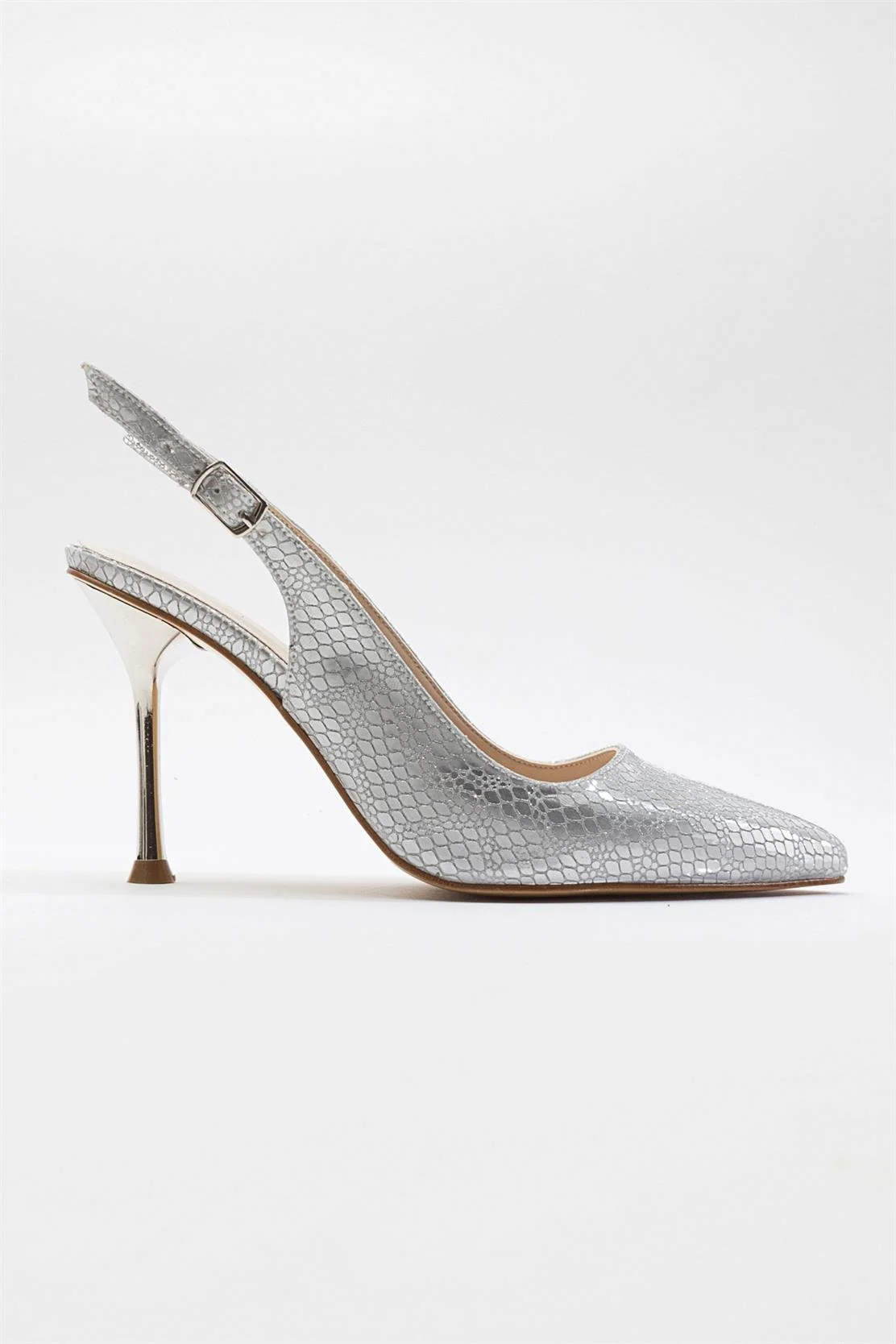 Orfo - Silver High Heel Shoe (Women) - Image 7