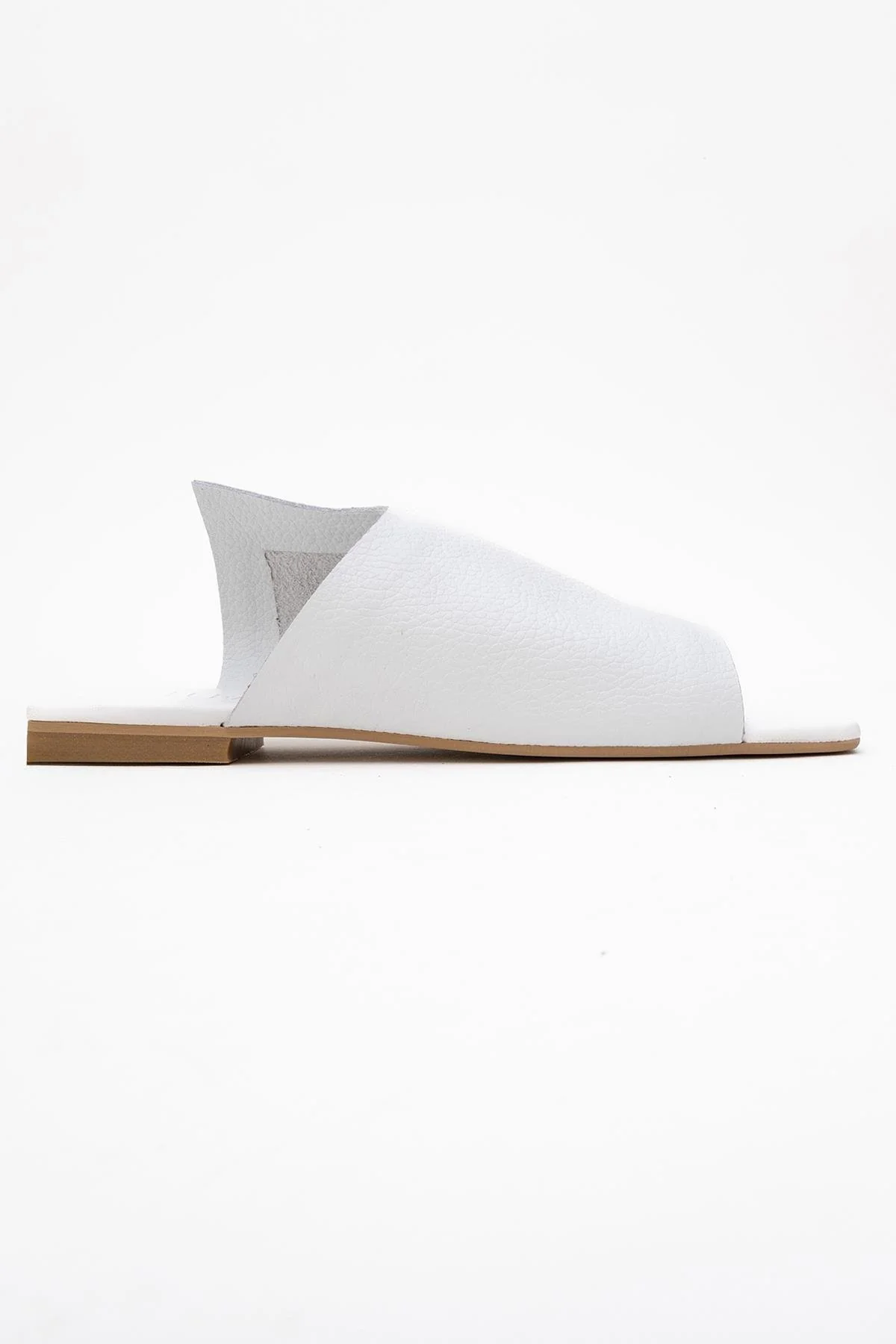 Orianna - White Leather Slide Sandal (Women) - Image 6