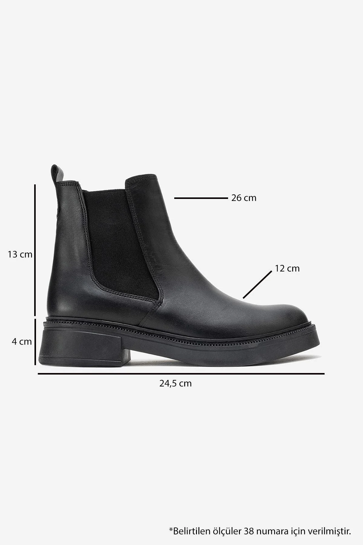 Orliss - Black Genuine Leather Elastic Panel Chelsea Boot (Women) - Image 6