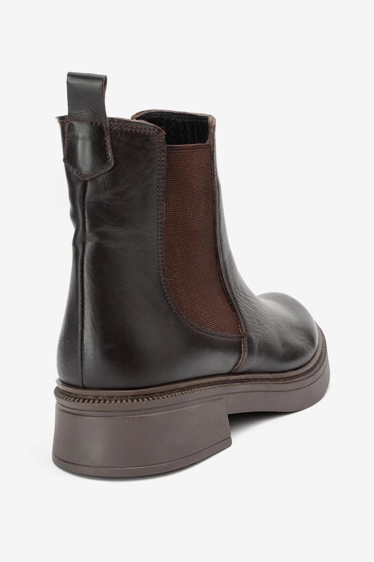 Orliss - Brown Genuine Leather Chelsea Boot (Women) - Image 5