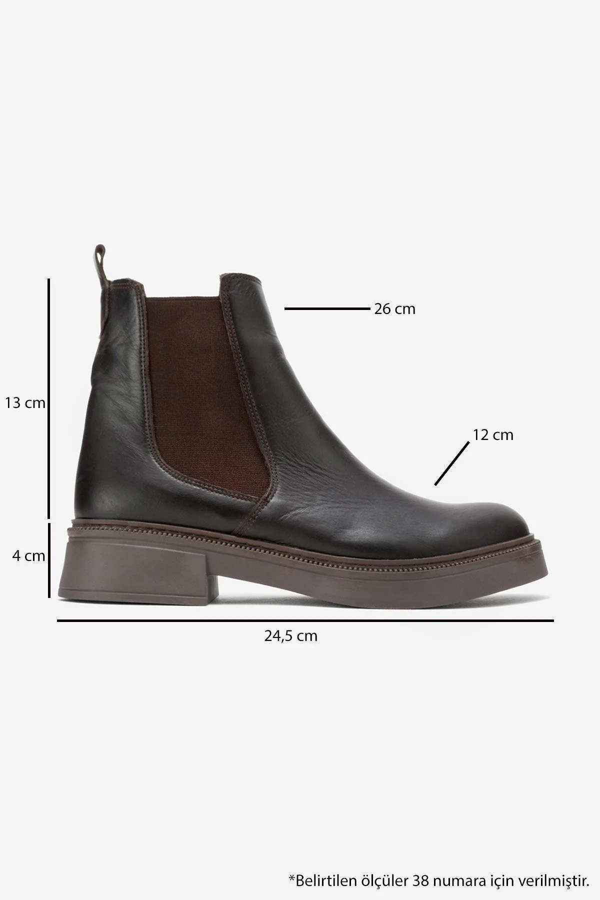 Orliss - Brown Genuine Leather Chelsea Boot (Women) - Image 6