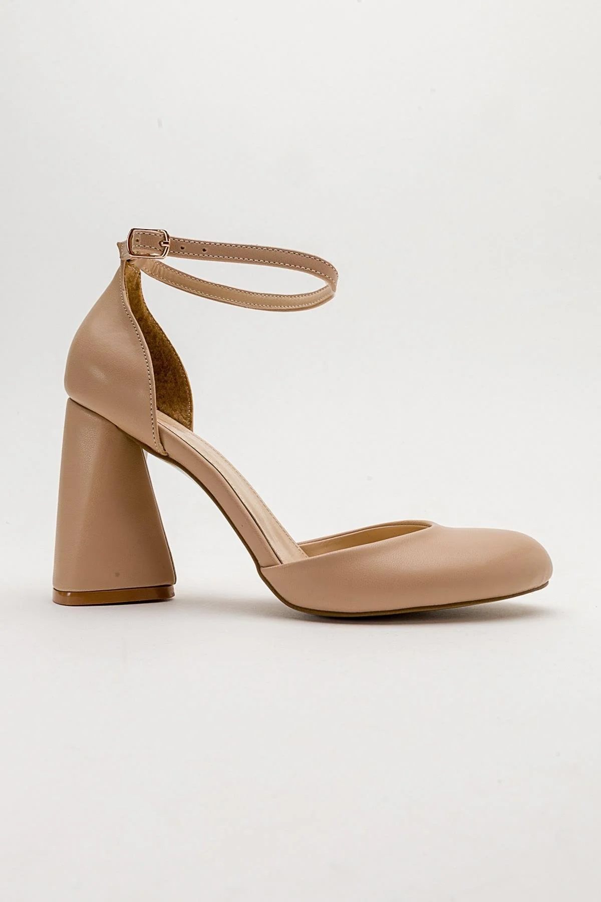 Oslo - Beige Heeled Shoe (Women) - Image 6