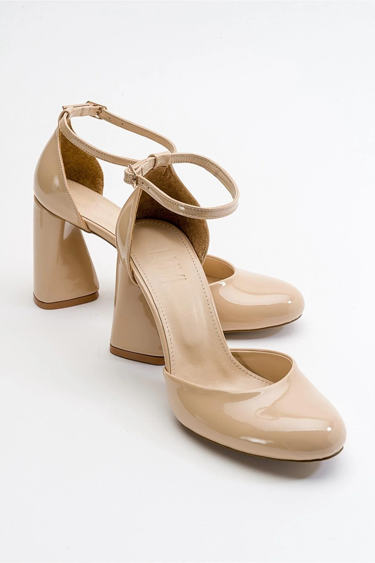 Oslo - Beige Heeled Shoe (Women)