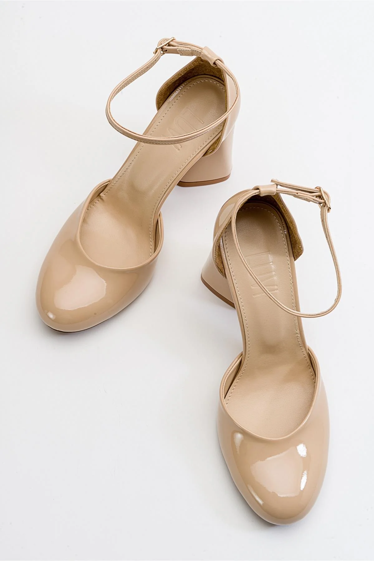 Oslo - Beige Heeled Shoe (Women) - Image 4