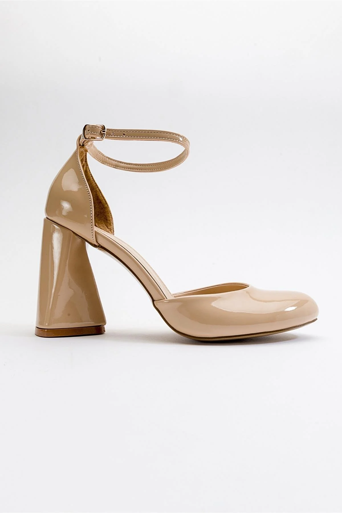 Oslo - Beige Heeled Shoe (Women) - Image 6