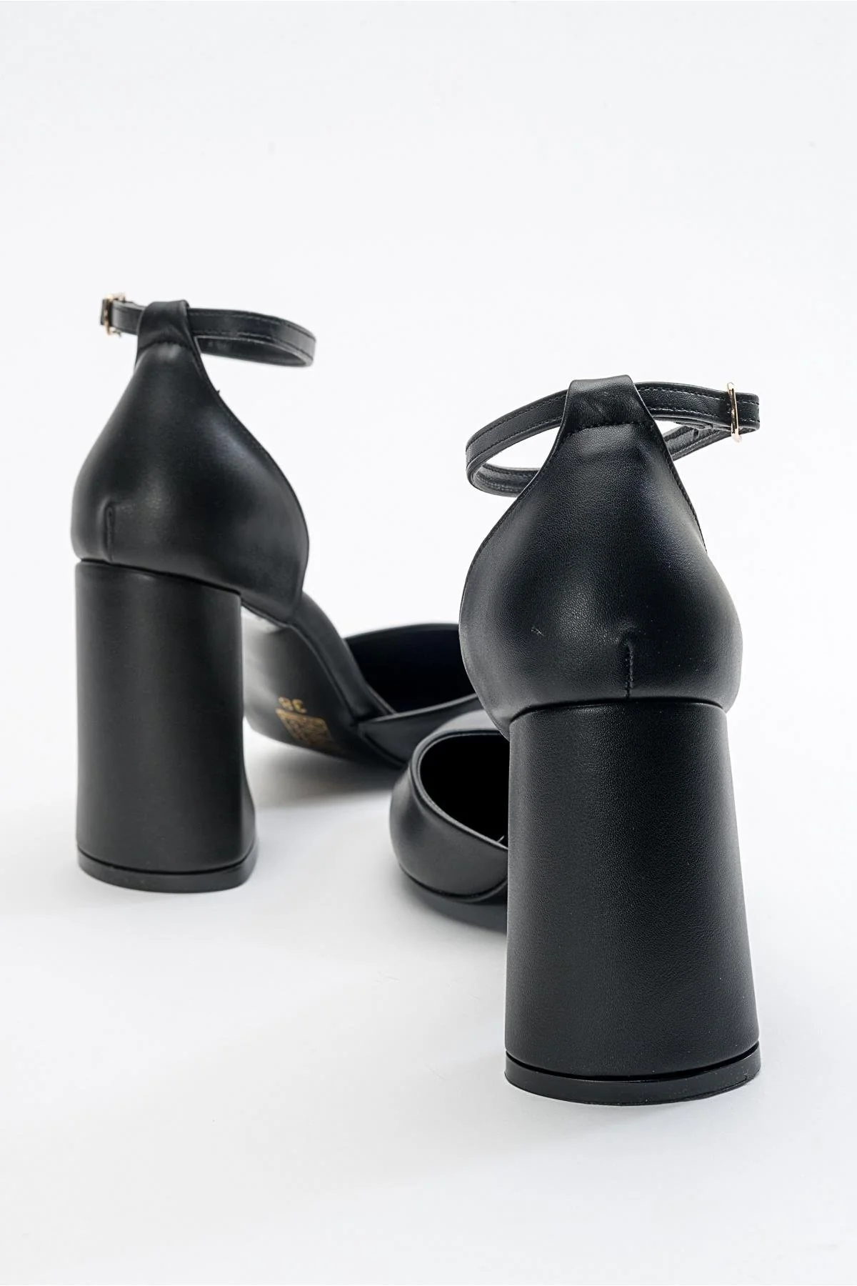 Oslo - Black Heeled Shoe (Women) - Image 3