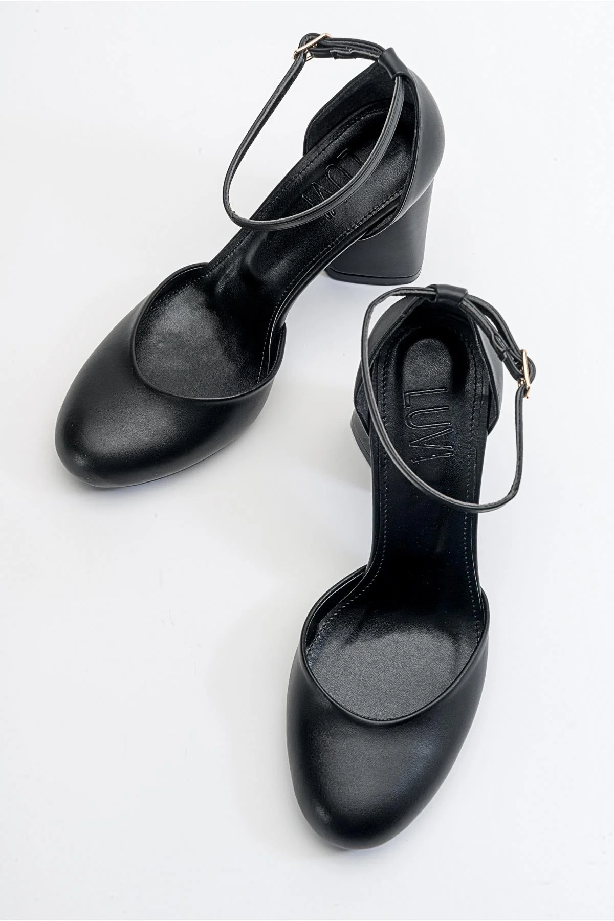 Oslo - Black Heeled Shoe (Women) - Image 4