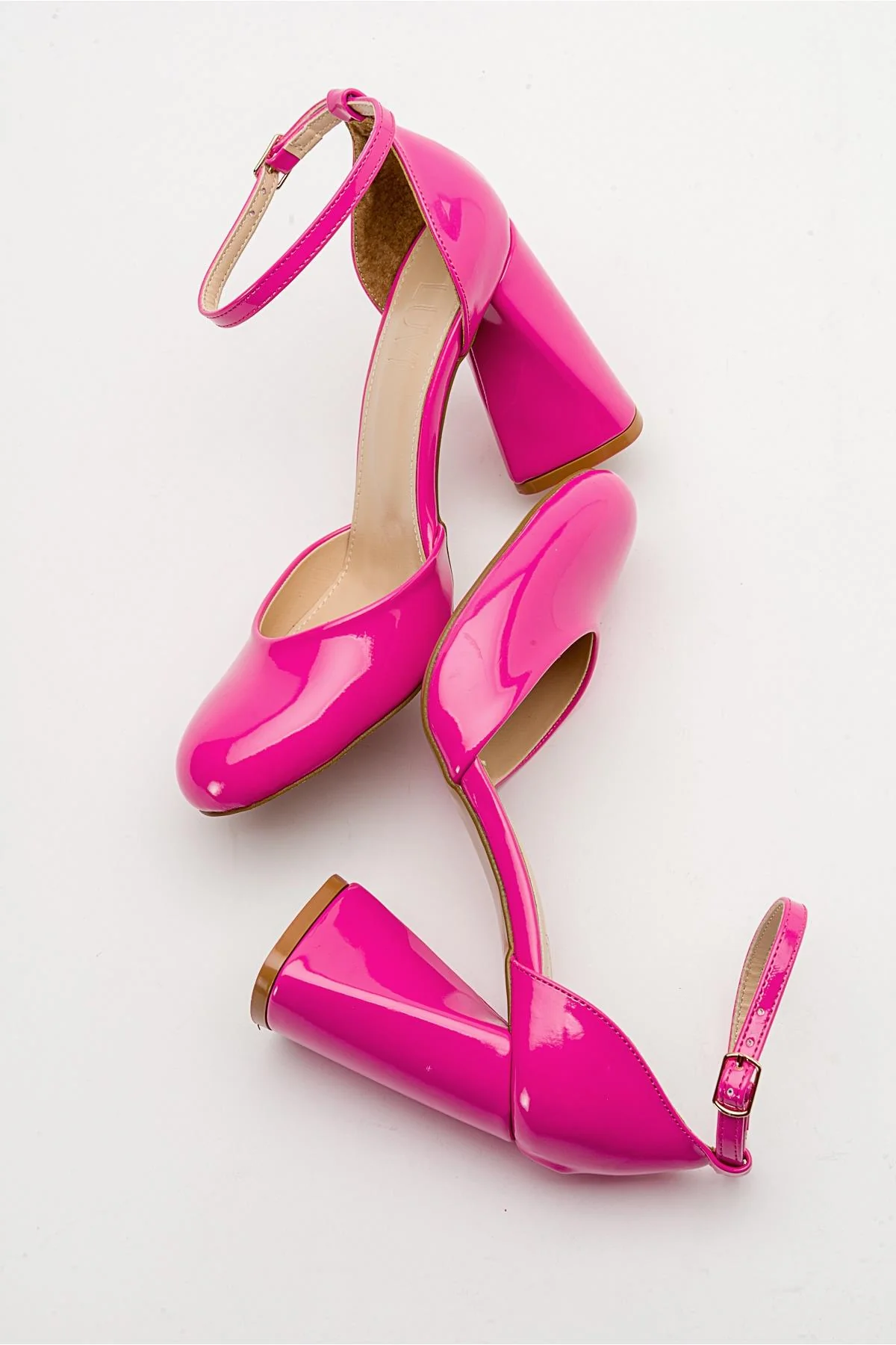 Oslo - Fuchsia Heeled Shoe (Women) - Image 3
