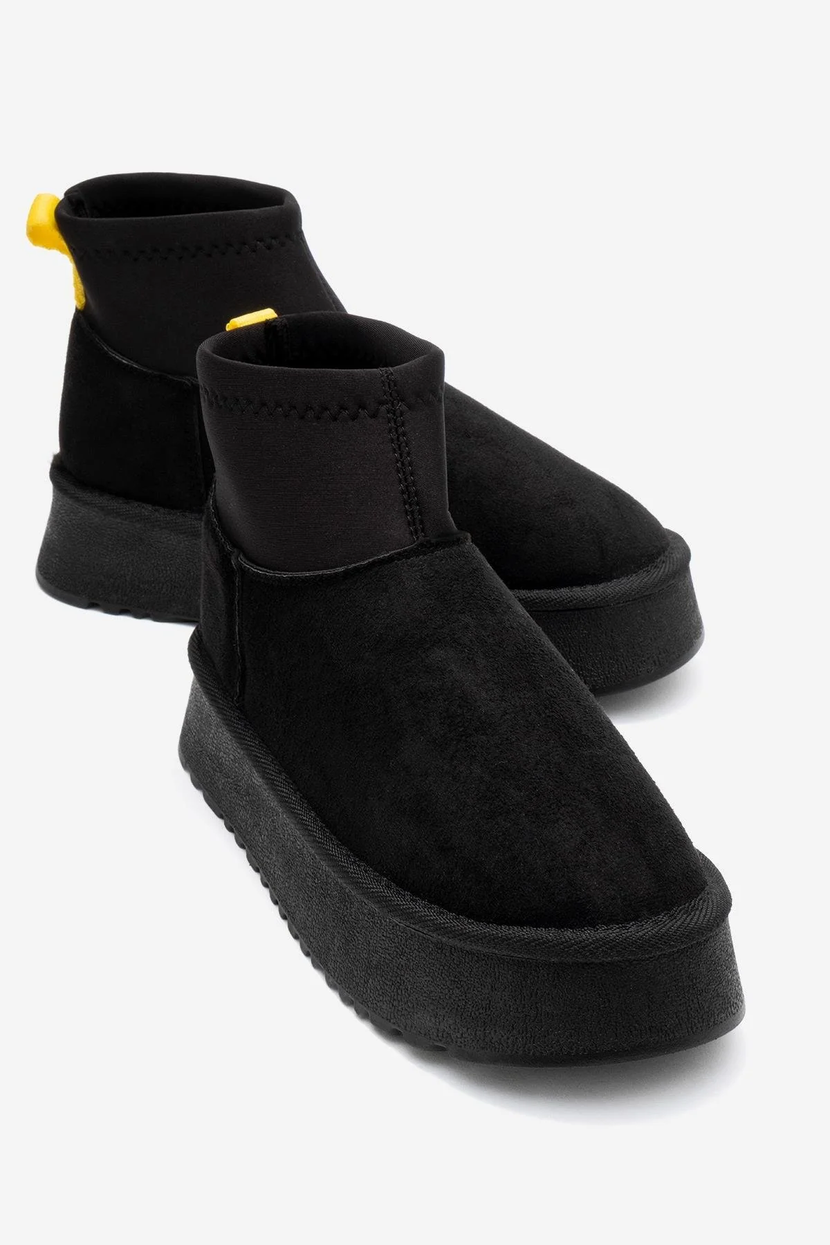 Ovar - Black Suede Platform Boot (Women)