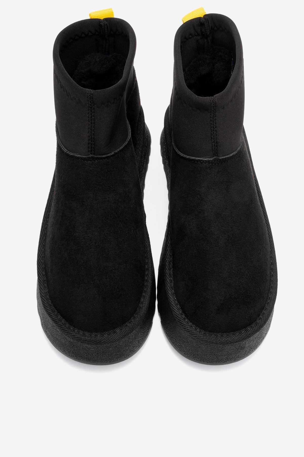 Ovar - Black Suede Platform Boot (Women) - Image 2