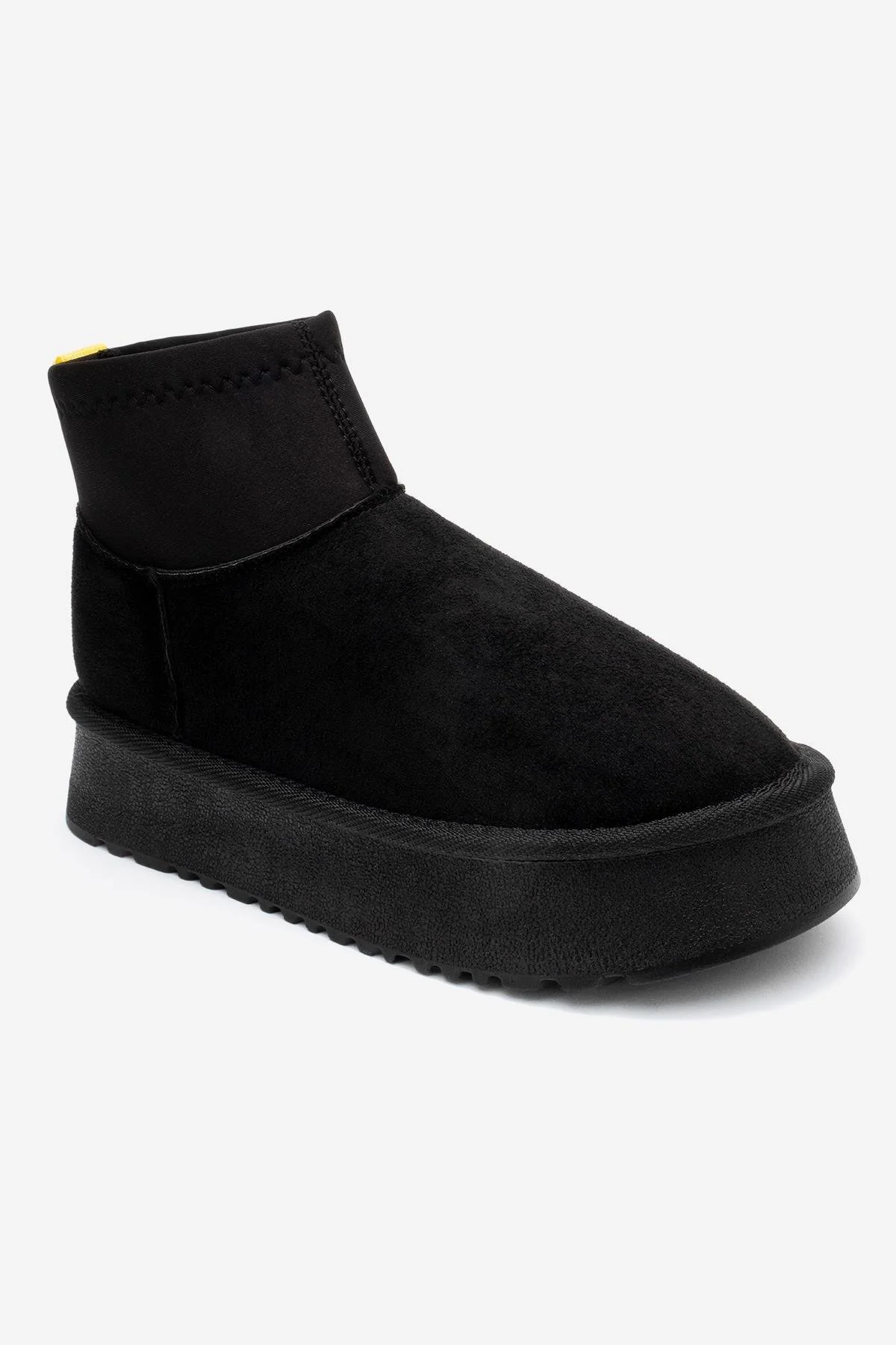 Ovar - Black Suede Platform Boot (Women) - Image 3