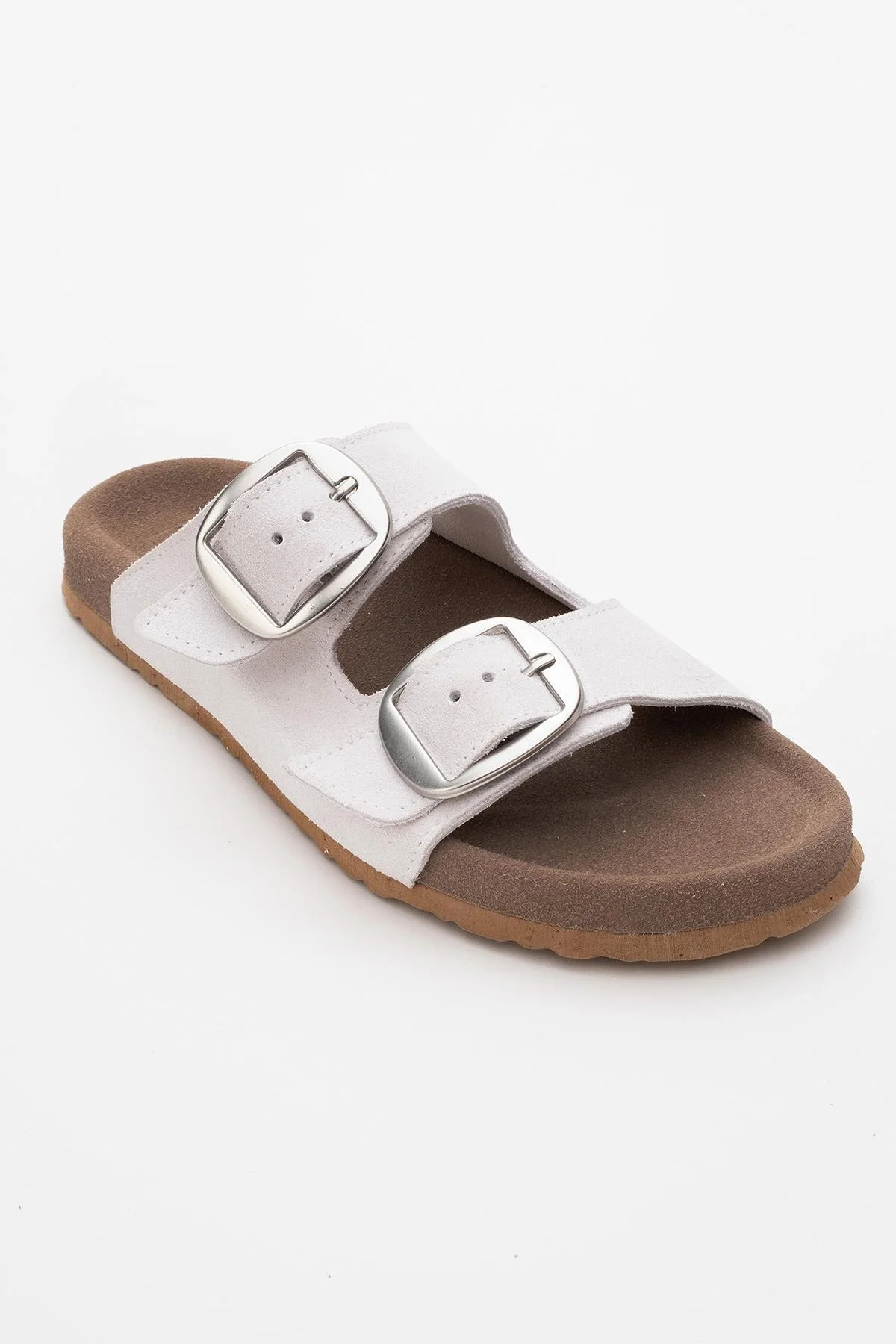 Ovesta - White Leather Slide Sandal (Women) - Image 3