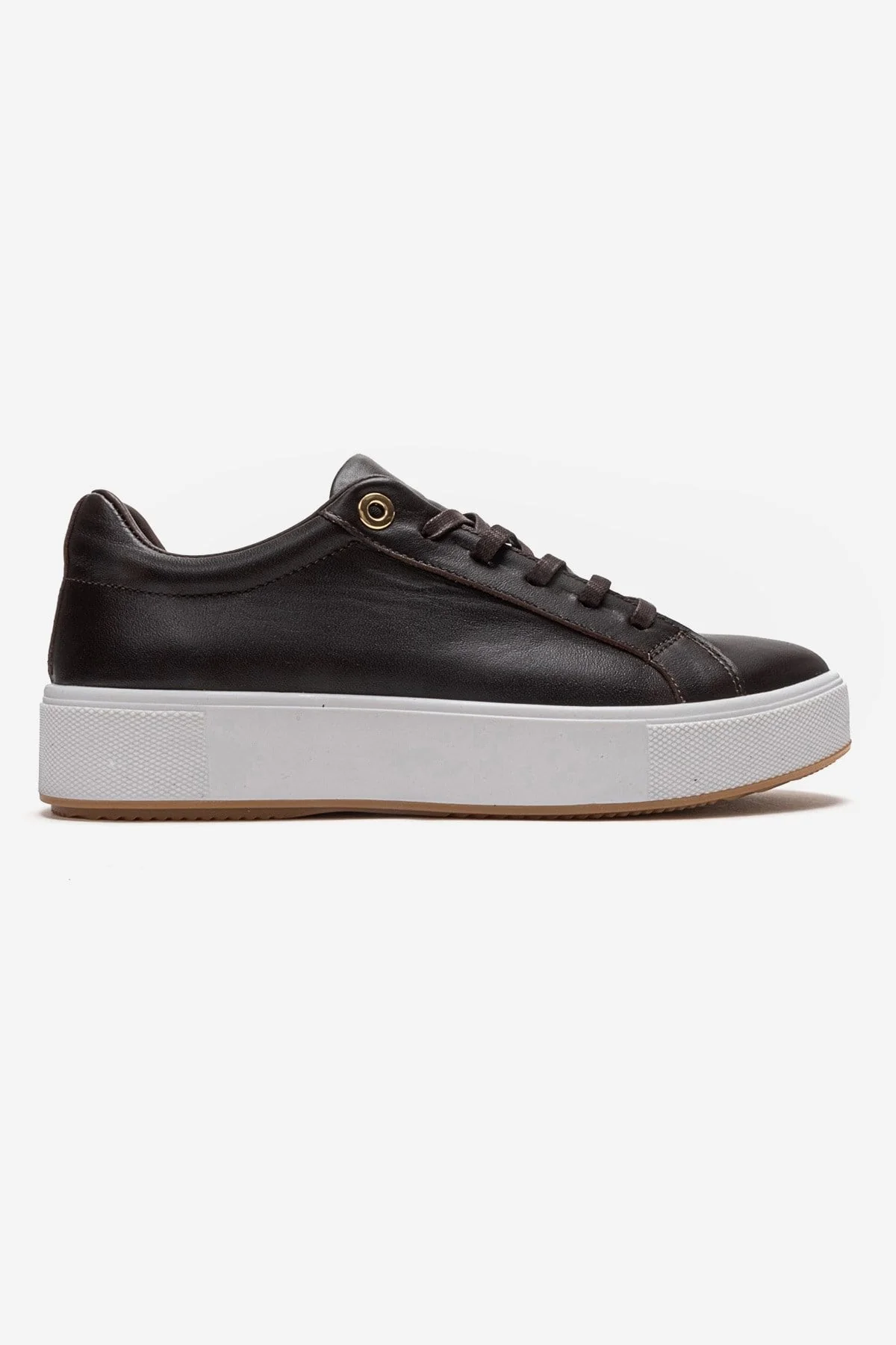 PALLEN - Brown Genuine Leather Sneaker (Women) - Image 4