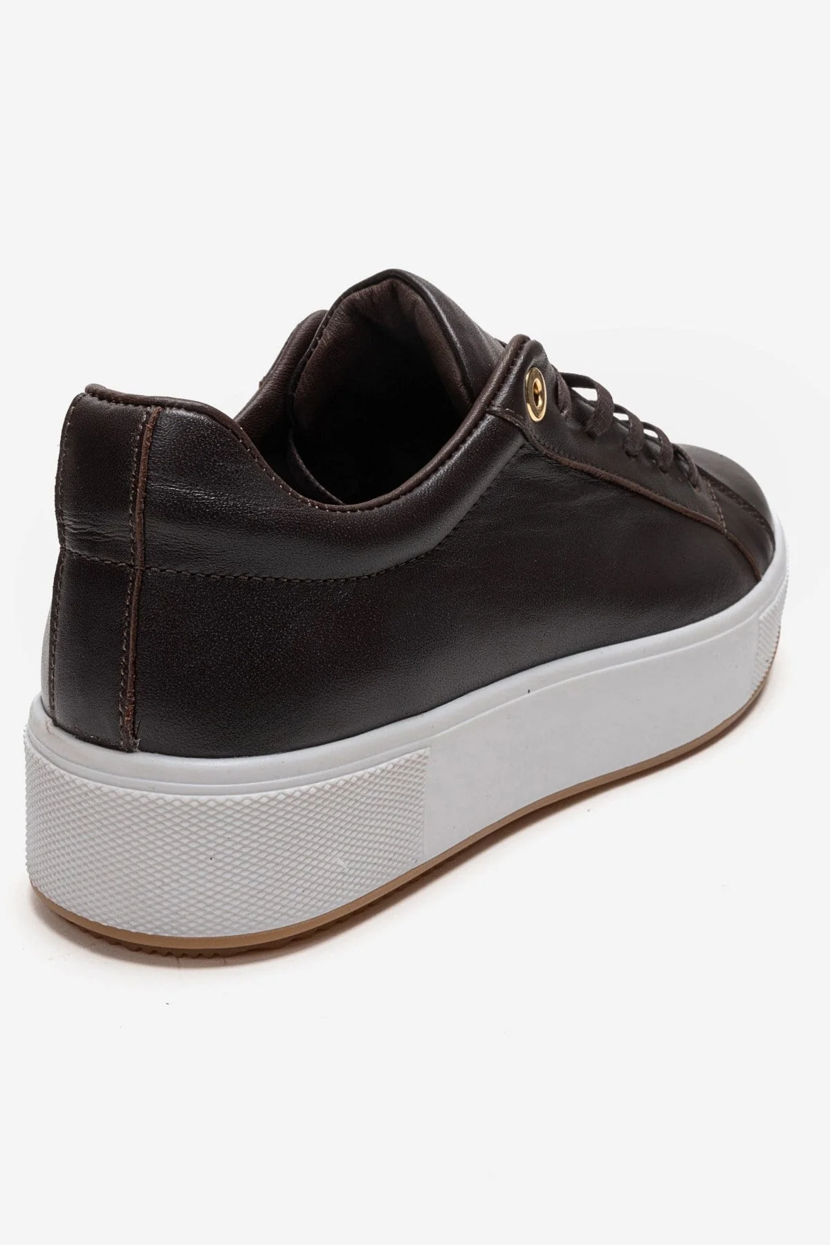 PALLEN - Brown Genuine Leather Sneaker (Women) - Image 5