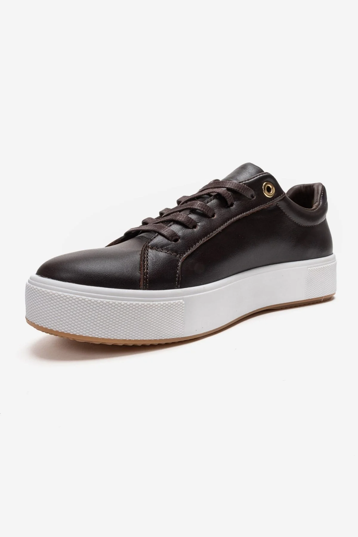 PALLEN - Brown Genuine Leather Sneaker (Women) - Image 6
