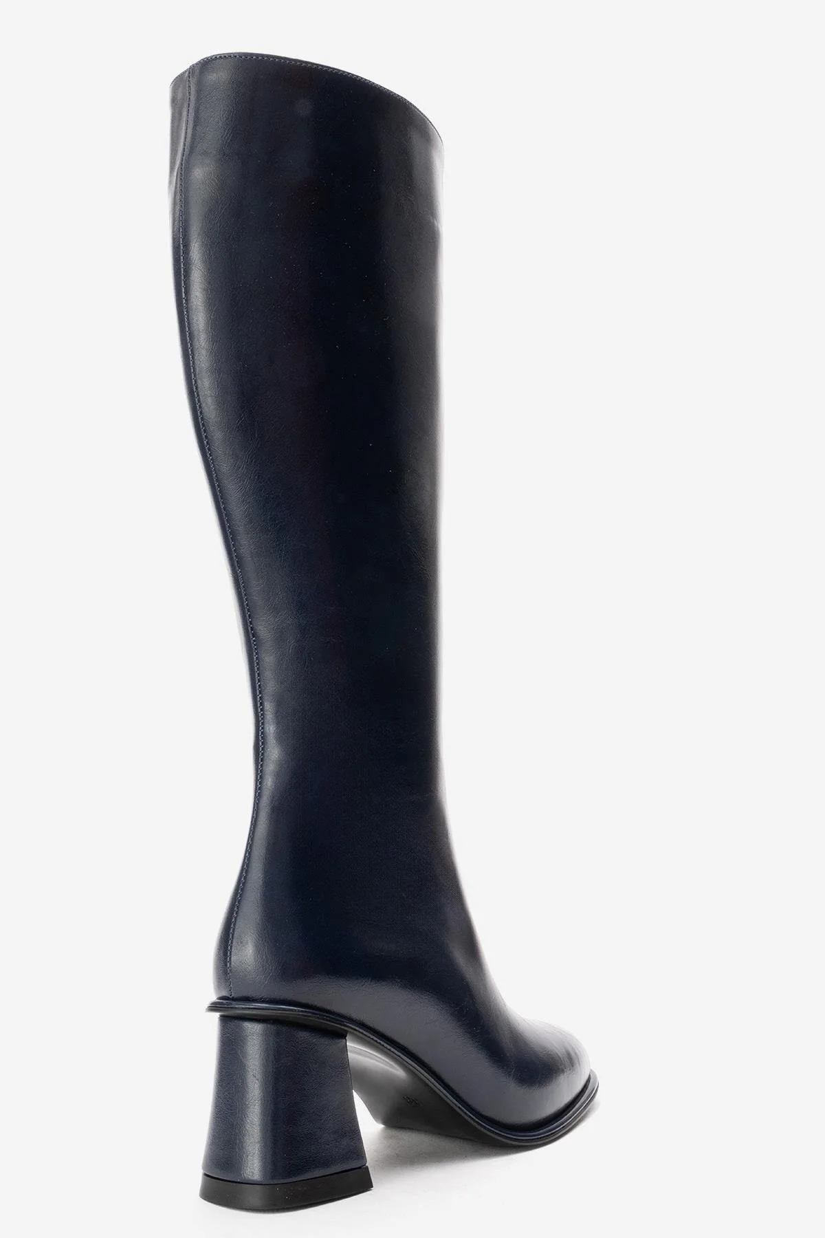 PARADİS - Navy Block Heel Boot (Women) - Image 7