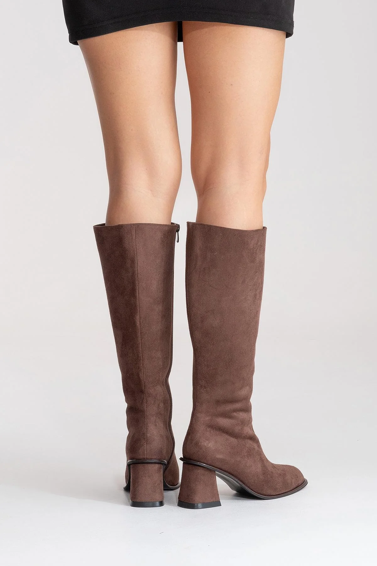 PARADIS - Brown Block Heel Boot (Women) - Image 7