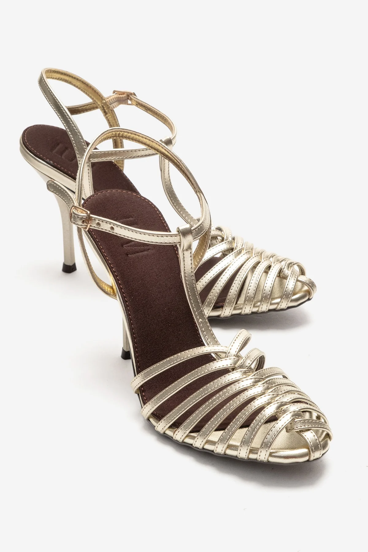 PASION - Gold Stiletto Pump (Women)
