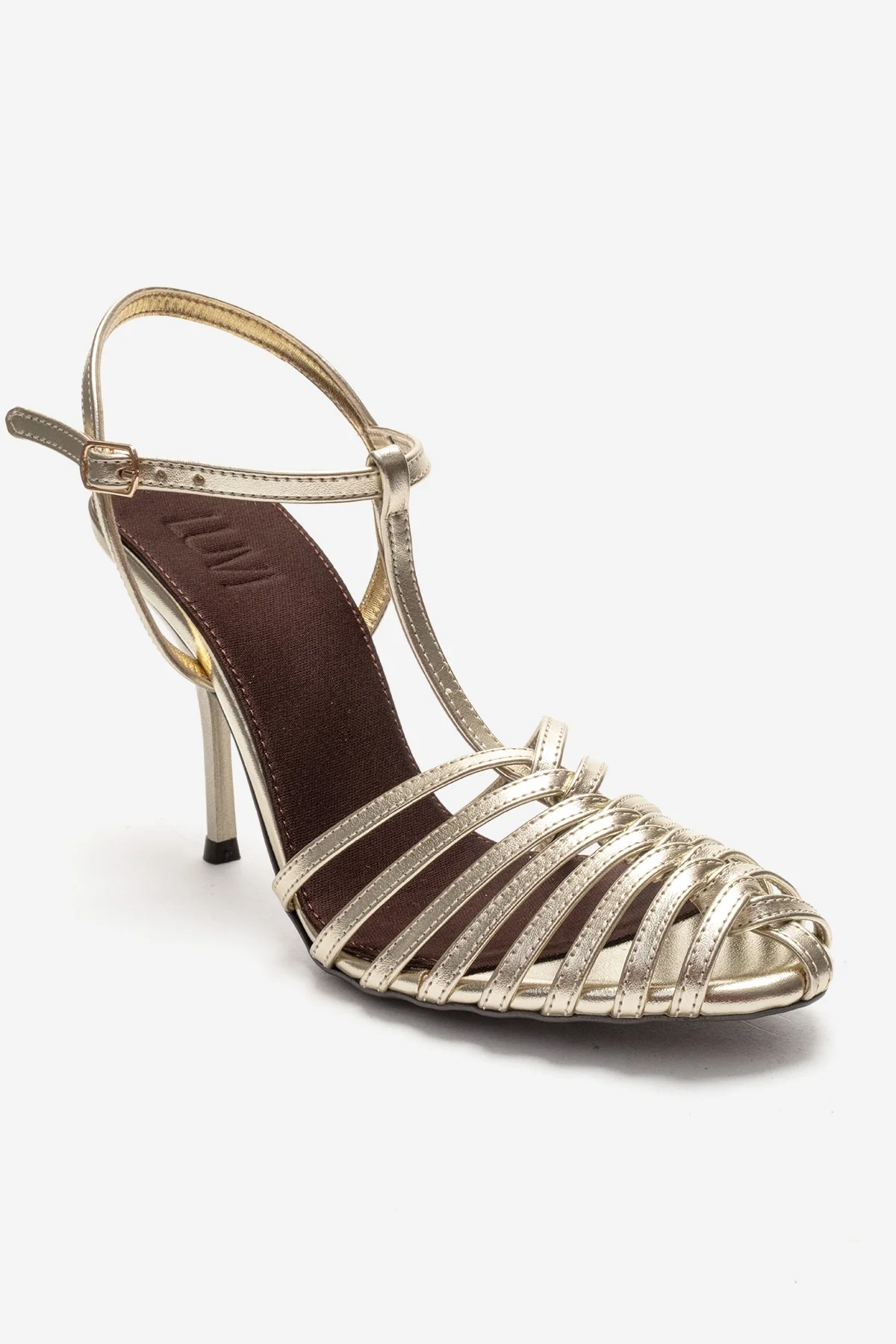 PASION - Gold Stiletto Pump (Women) - Image 3
