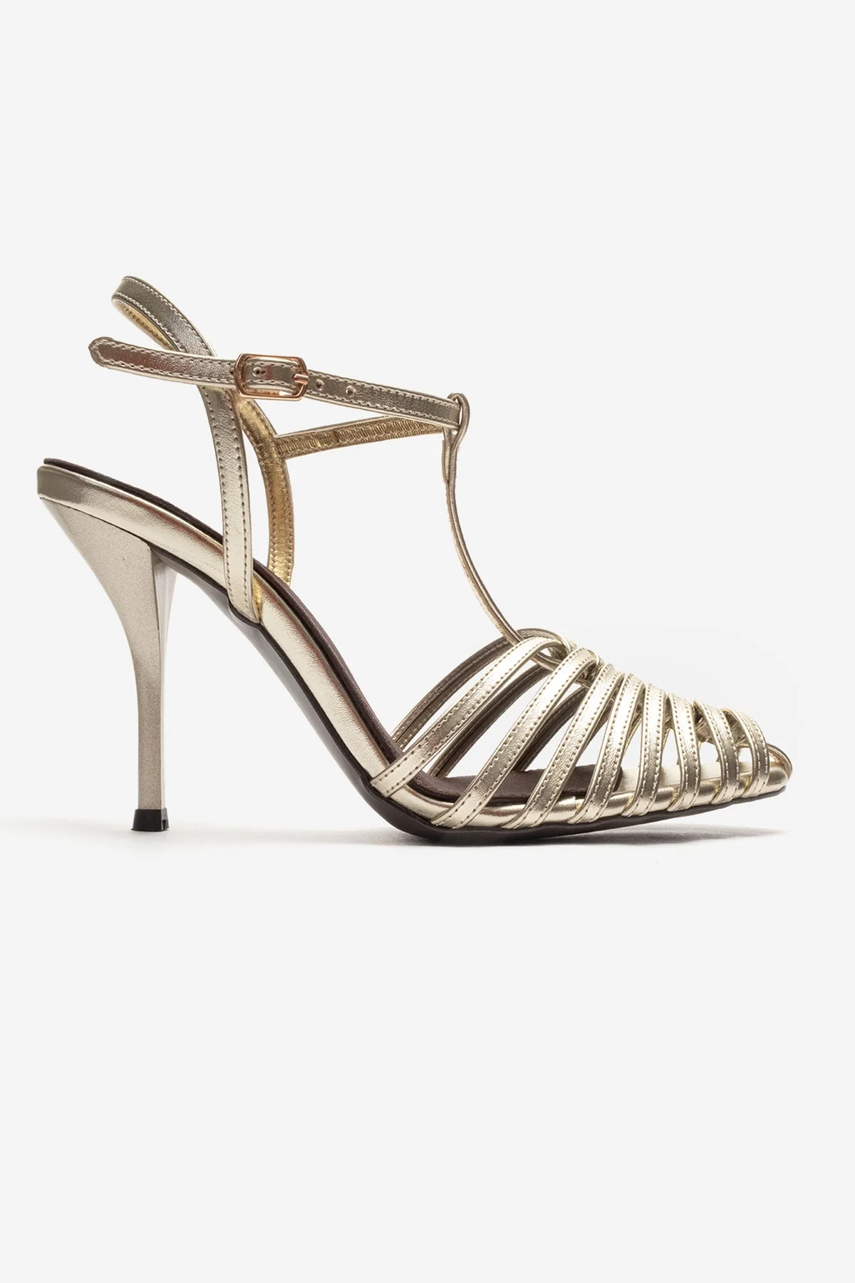 PASION - Gold Stiletto Pump (Women) - Image 4