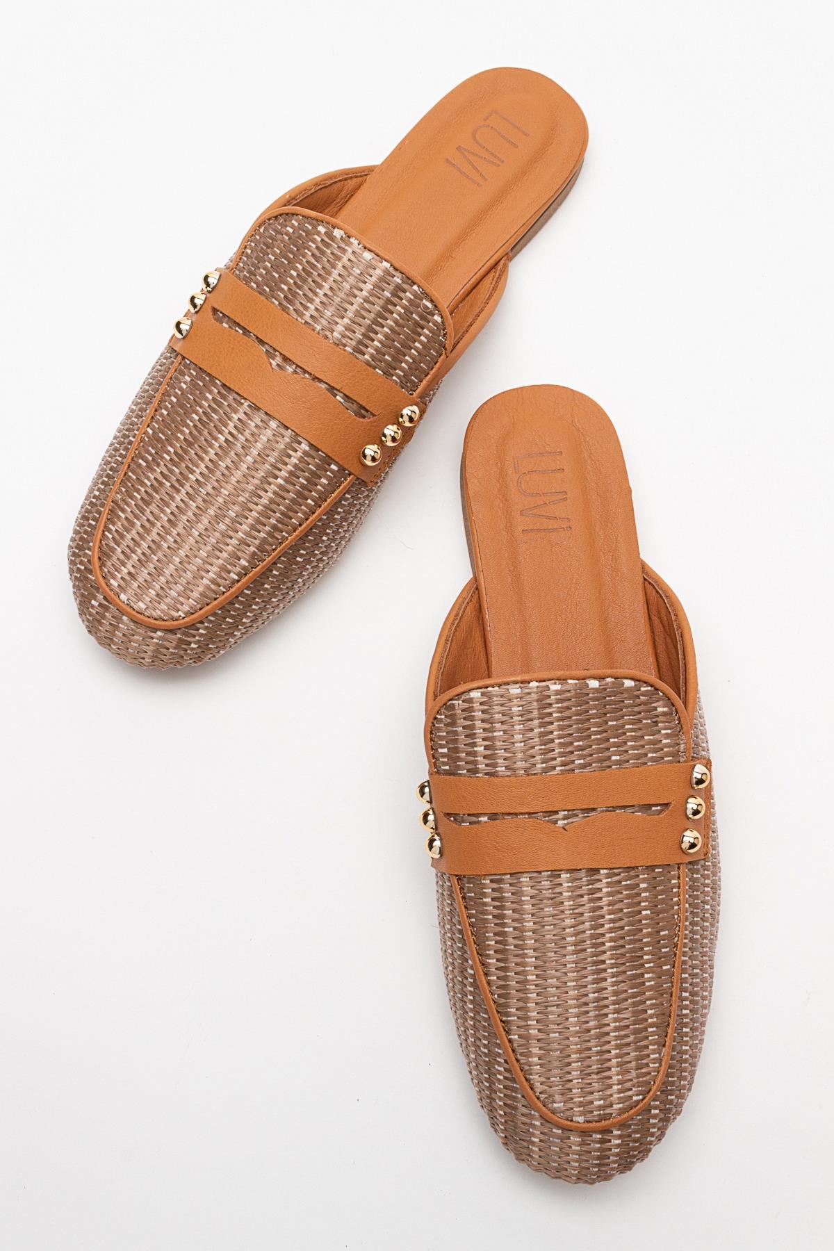 Patrizia - Brown Leather Mule (Women) - Image 2