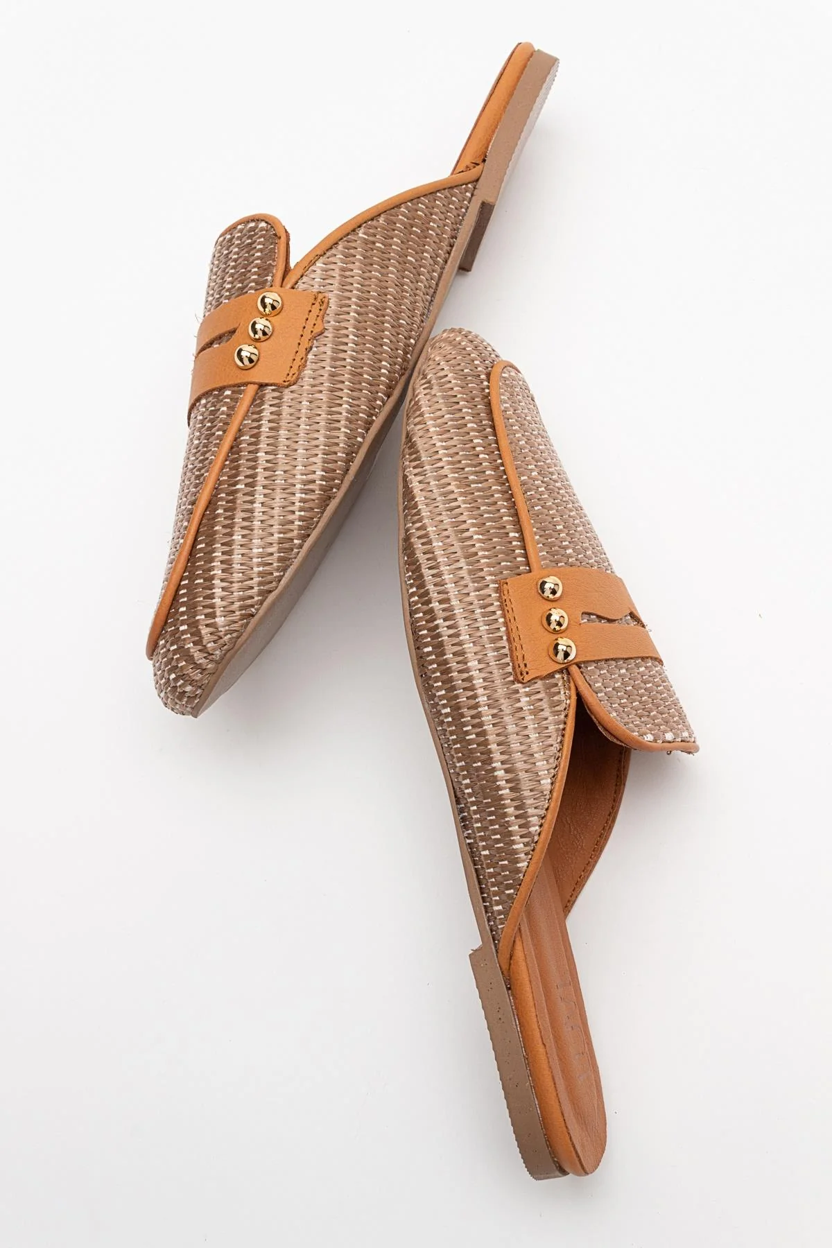 Patrizia - Brown Leather Mule (Women) - Image 3