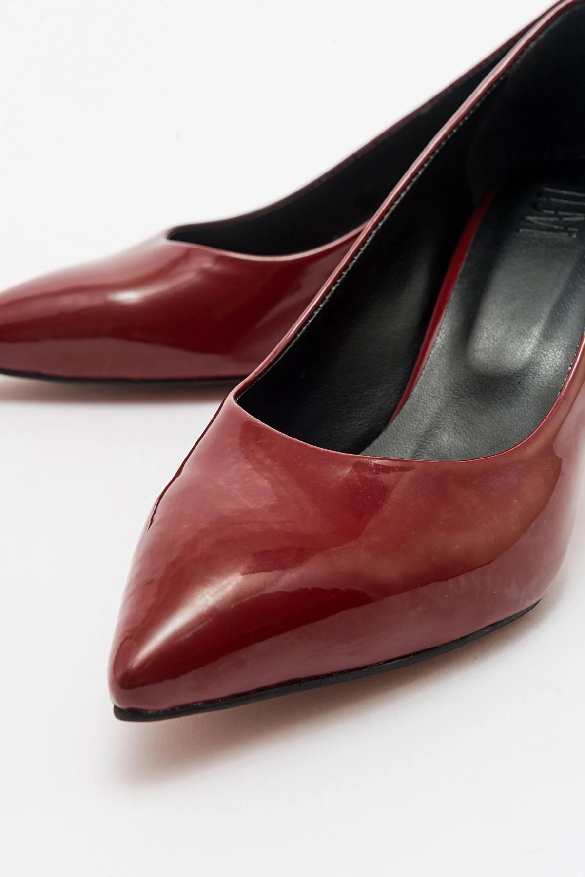 Pedra - Burgundy Patent Heeled Shoe (Women) - Image 5