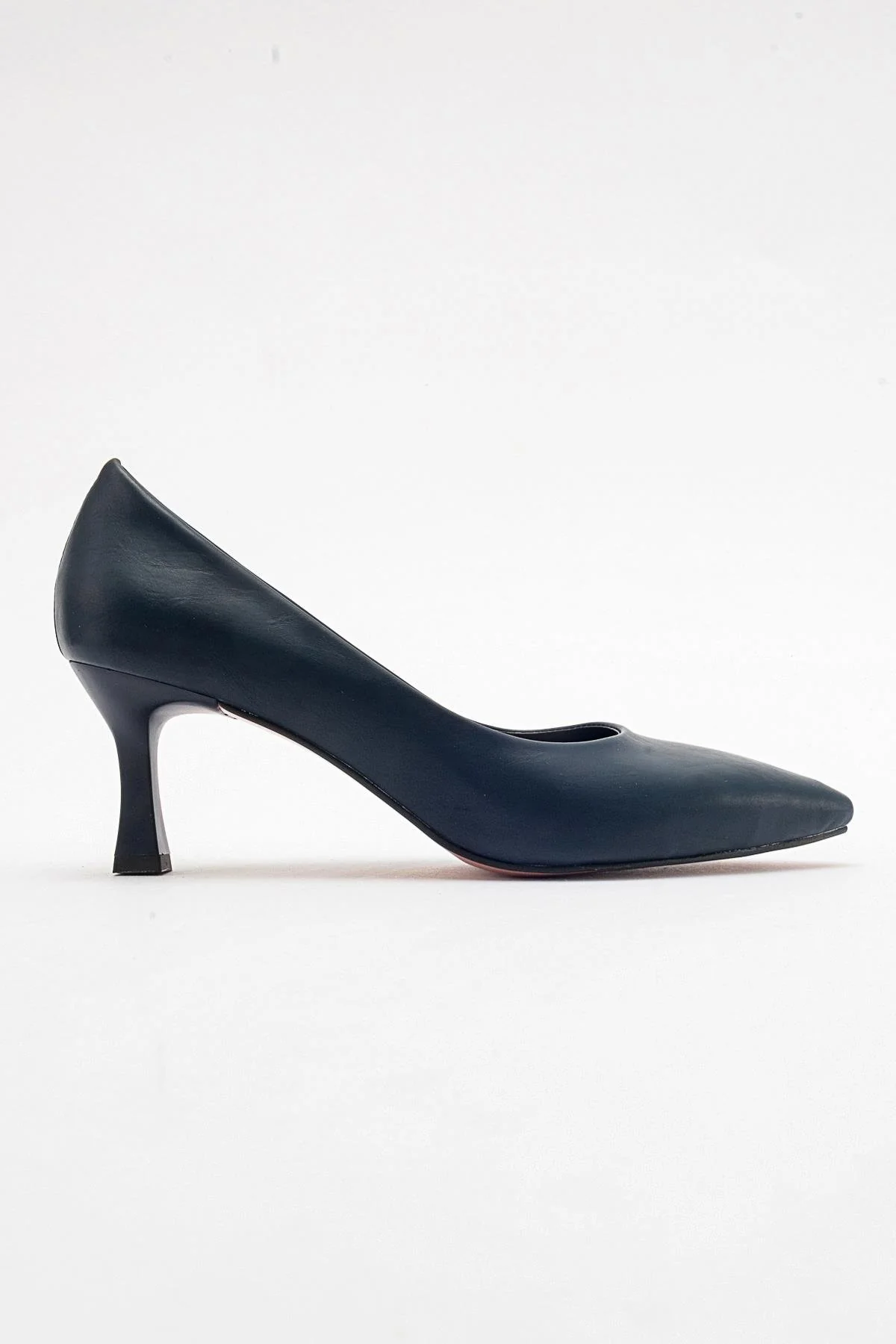 Pedra - Navy Heeled Shoe (Women) - Image 6