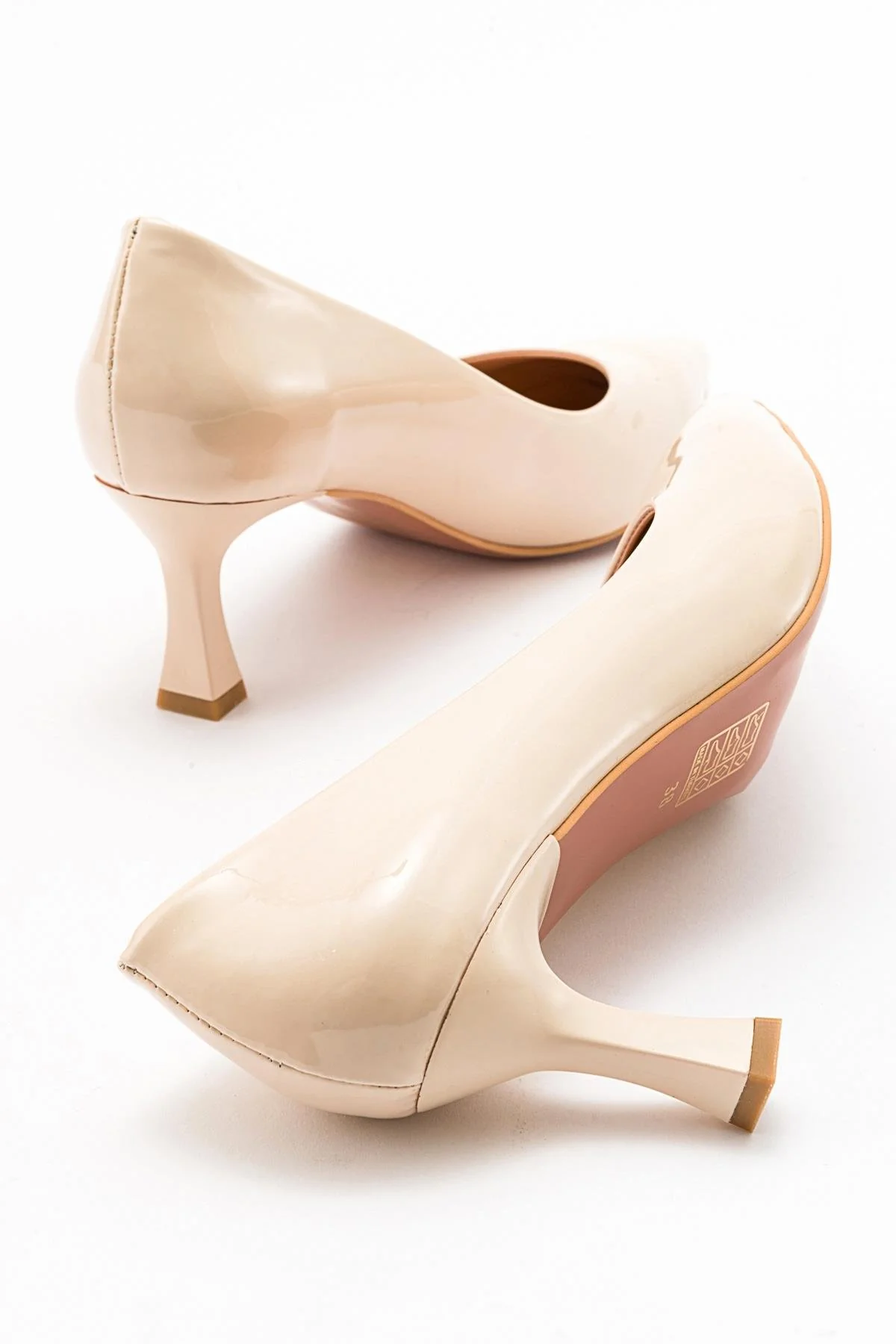 Pedra - Nude Heeled Shoe (Women) - Image 5