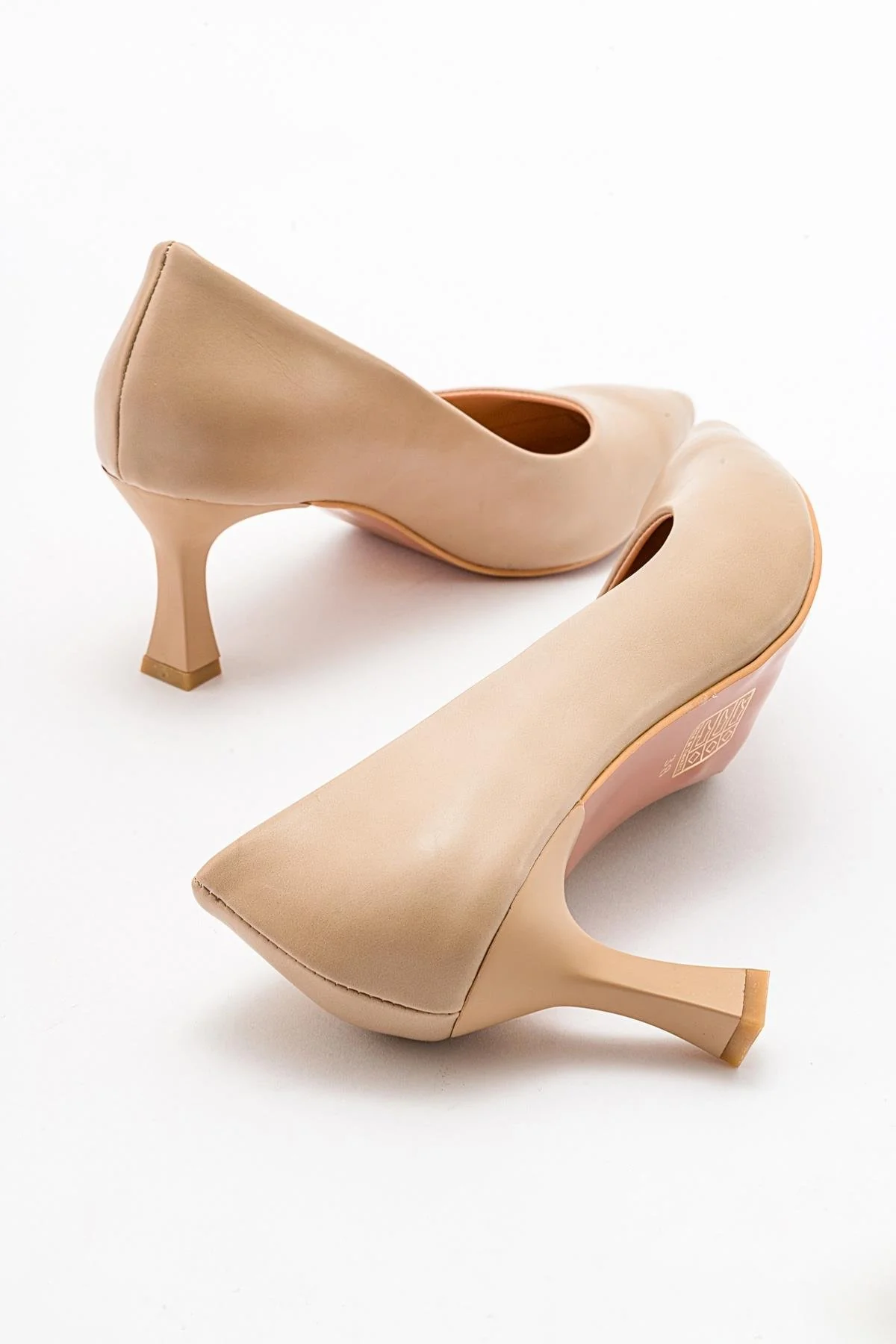Pedra - Nude Heeled Shoe (Women) - Image 2