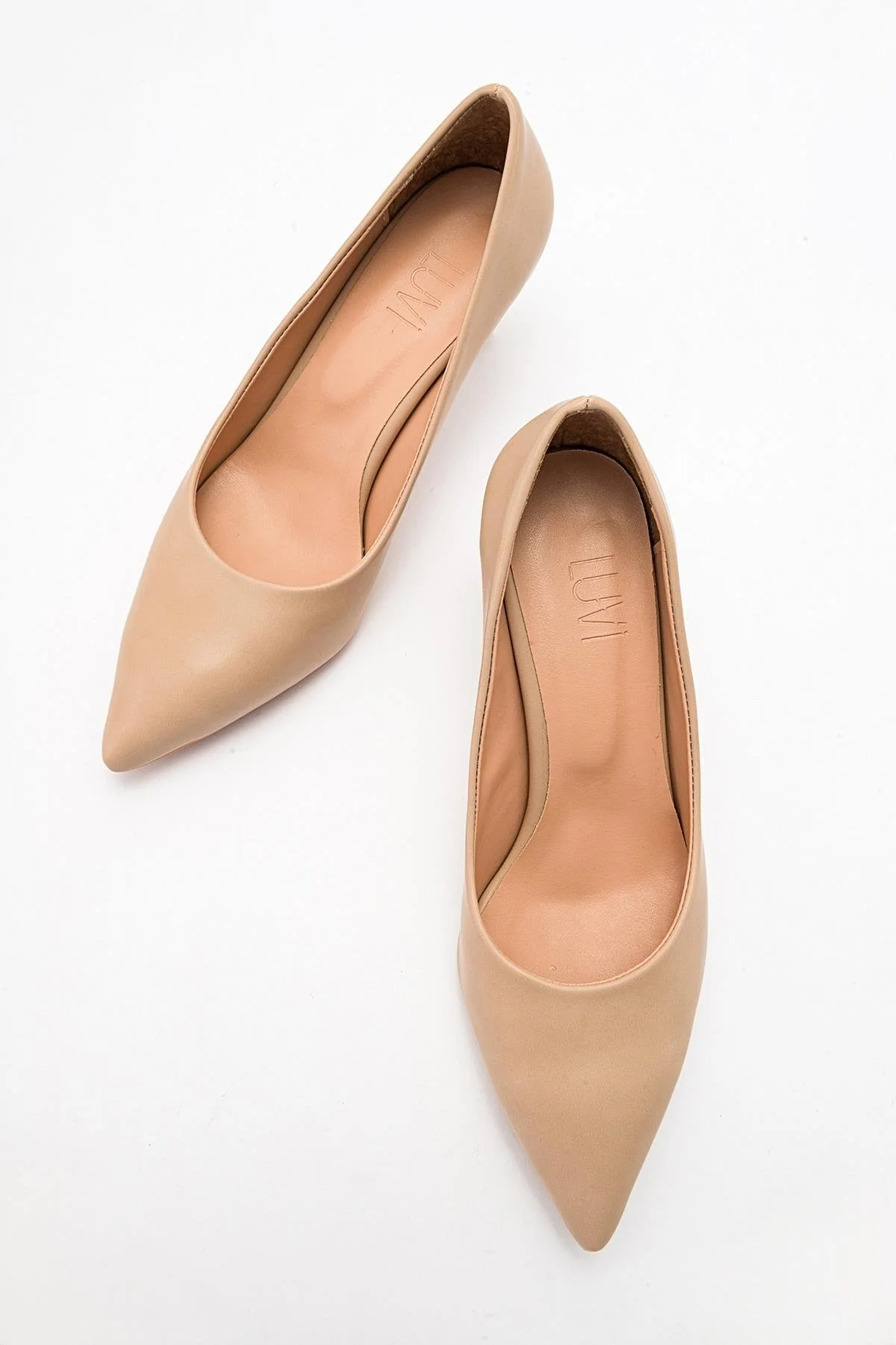 Pedra - Nude Heeled Shoe (Women) - Image 3