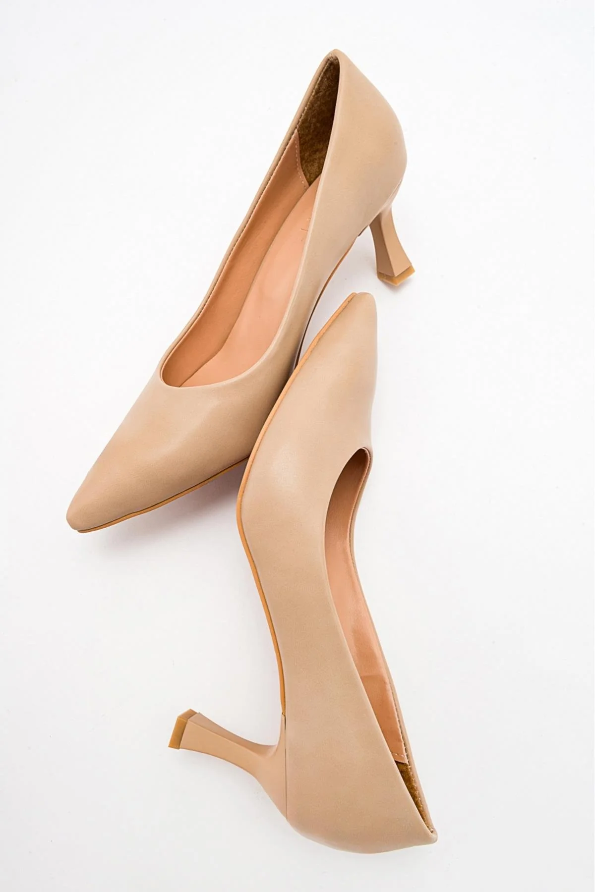 Pedra - Nude Heeled Shoe (Women) - Image 4