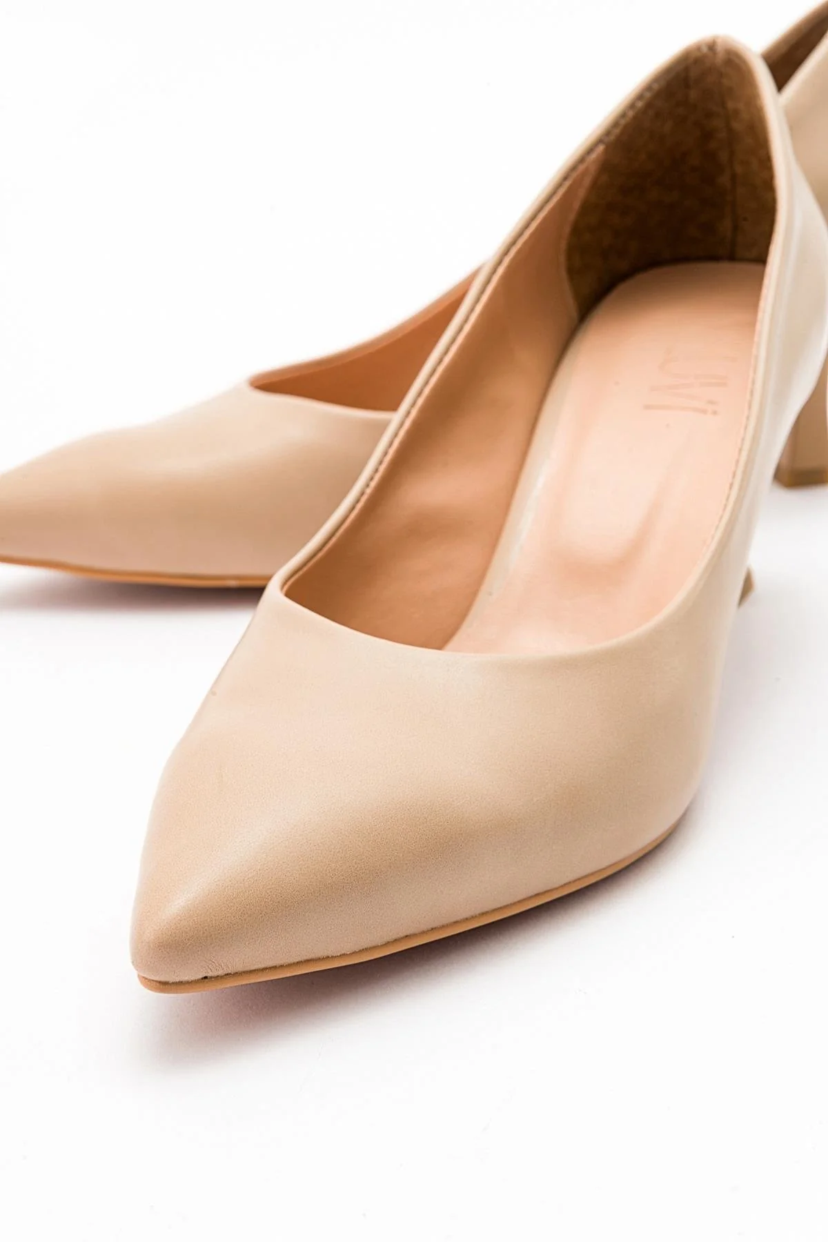 Pedra - Nude Heeled Shoe (Women) - Image 5