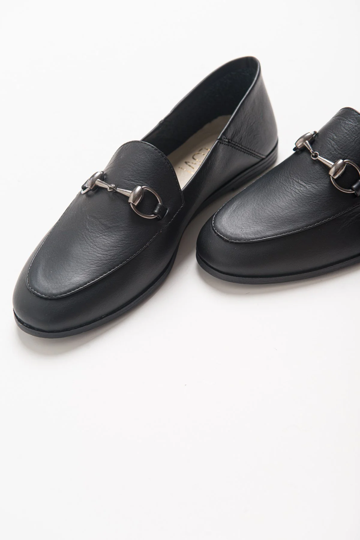 Penny - Black Leather Horsebit Loafers - Image 2