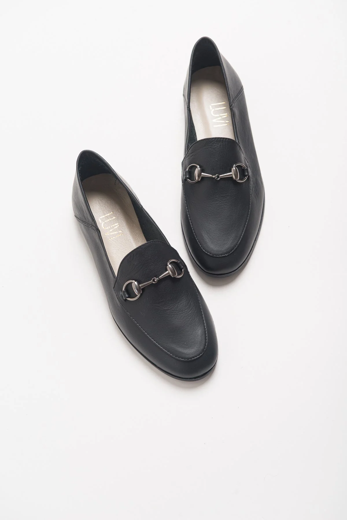 Penny - Black Leather Horsebit Loafers - Image 4