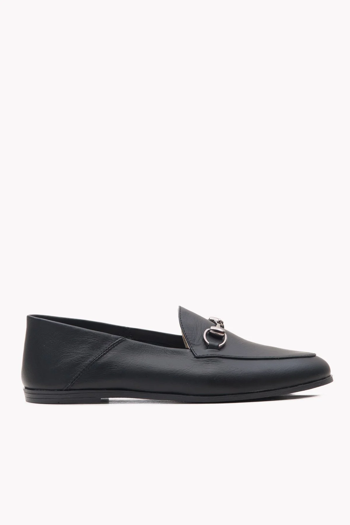 Penny - Black Leather Horsebit Loafers - Image 7