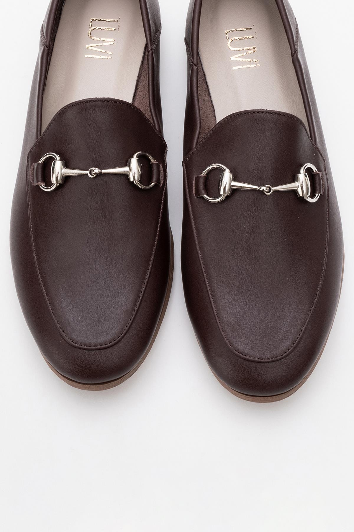 Penny - Brown Leather Horsebit Loafers - Image 2