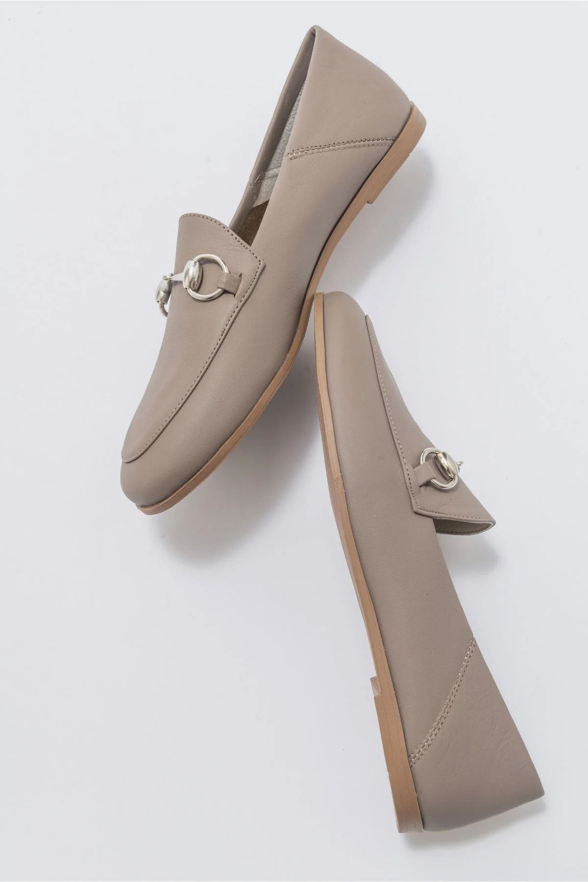 Penny - Light Brown Leather Horsebit Loafers - Image 2