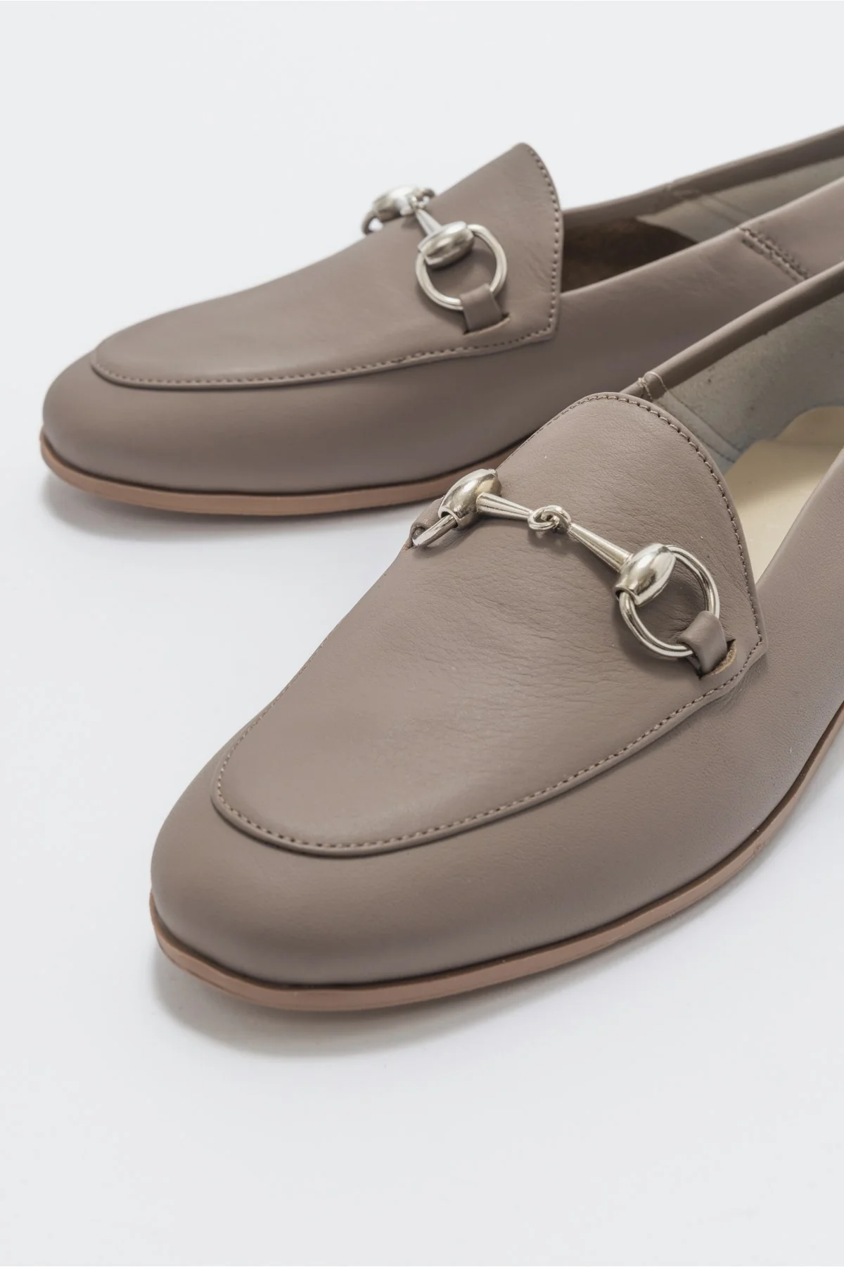 Penny - Light Brown Leather Horsebit Loafers - Image 4