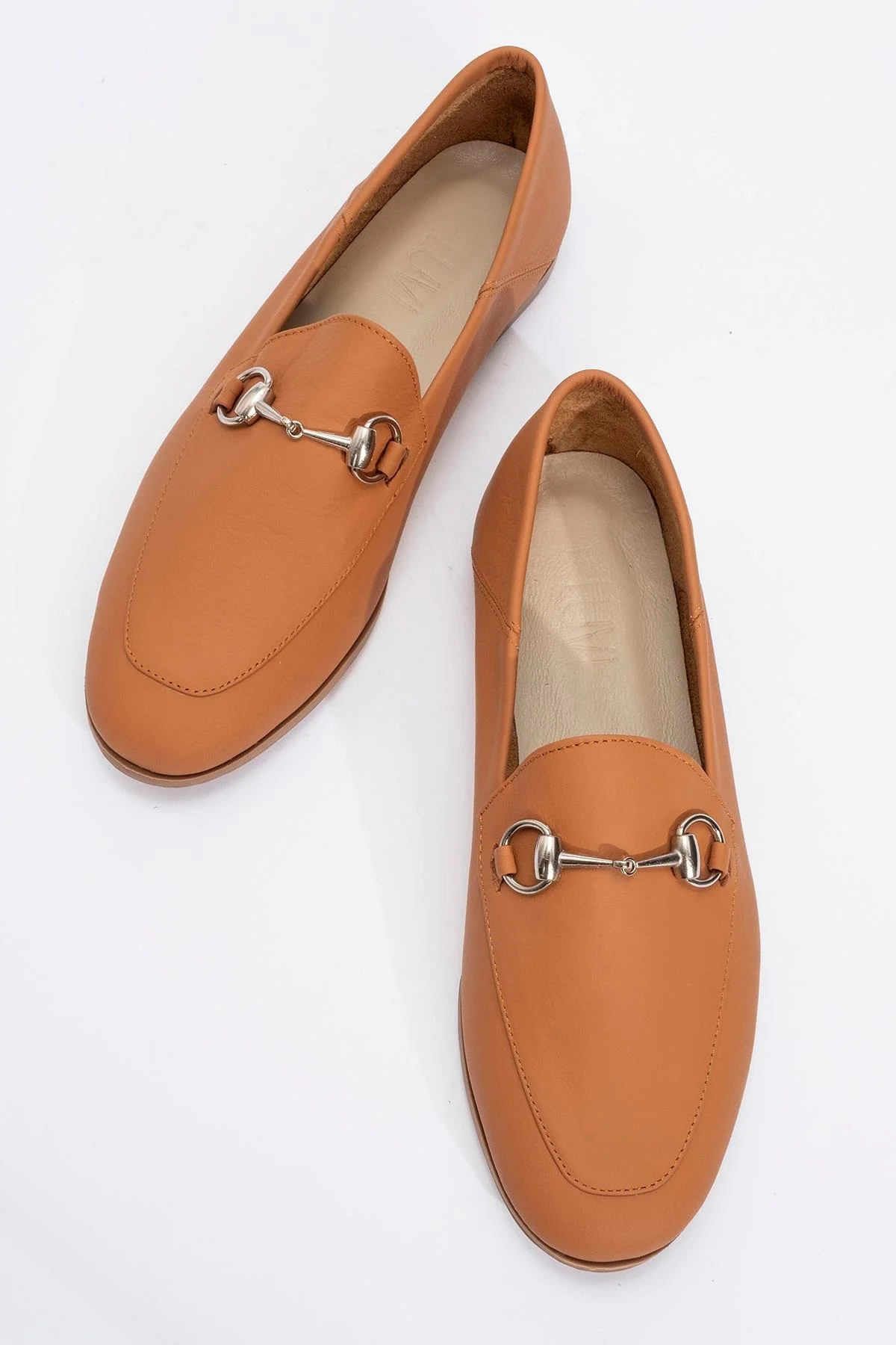 Penny - Orange Leather Horsebit Loafers - Image 2
