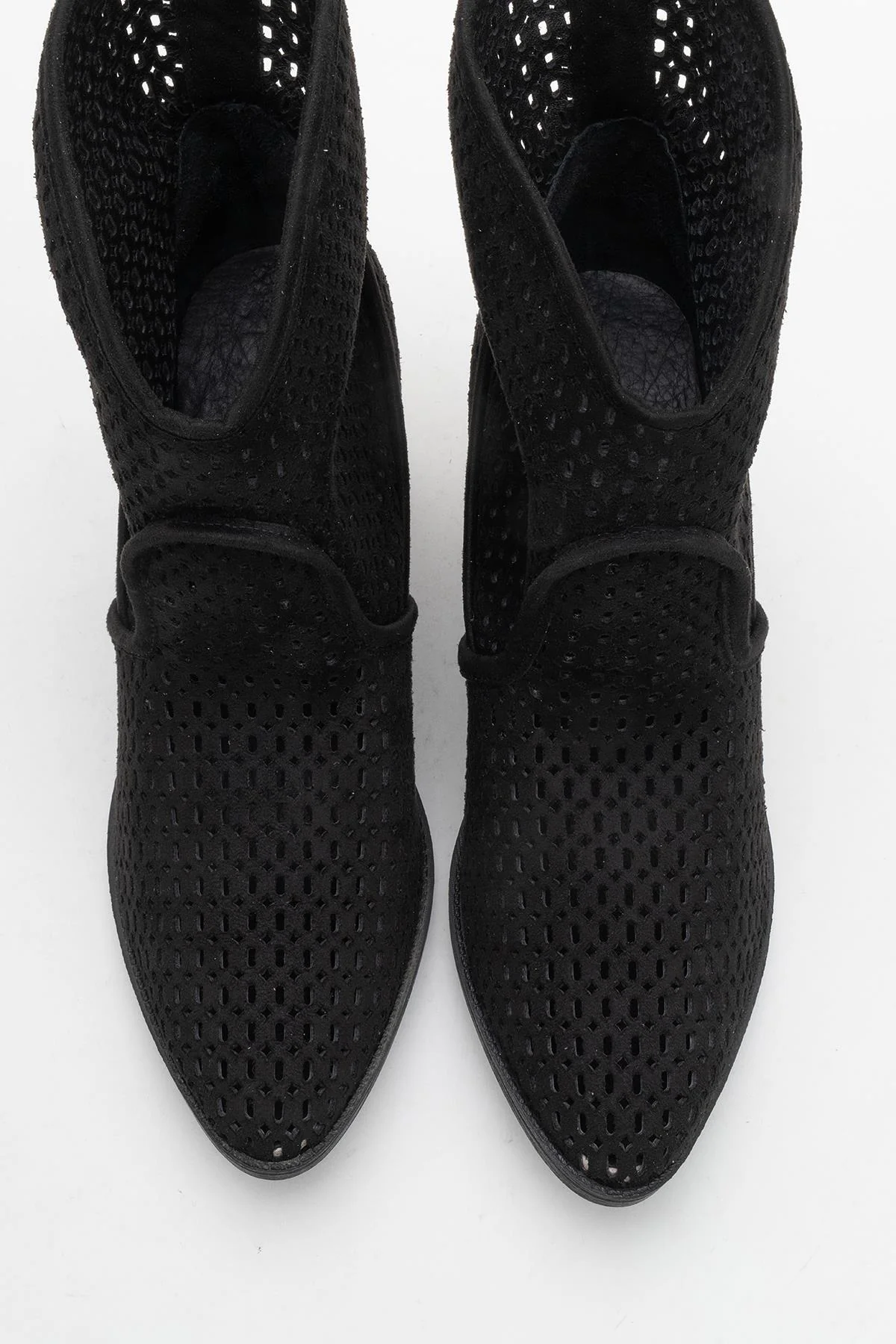 Pera Black Block Heel Boot (Women) - Image 5