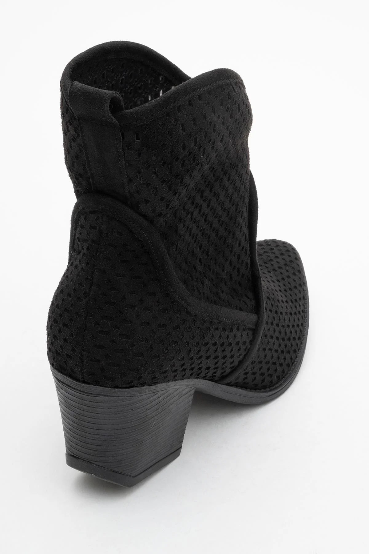 Pera Black Block Heel Boot (Women) - Image 8