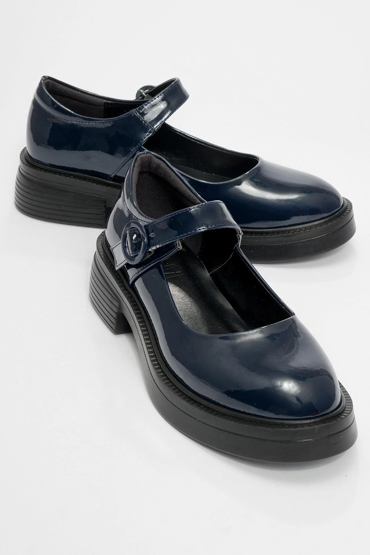 Petric - Navy Patent Loafer (Women)