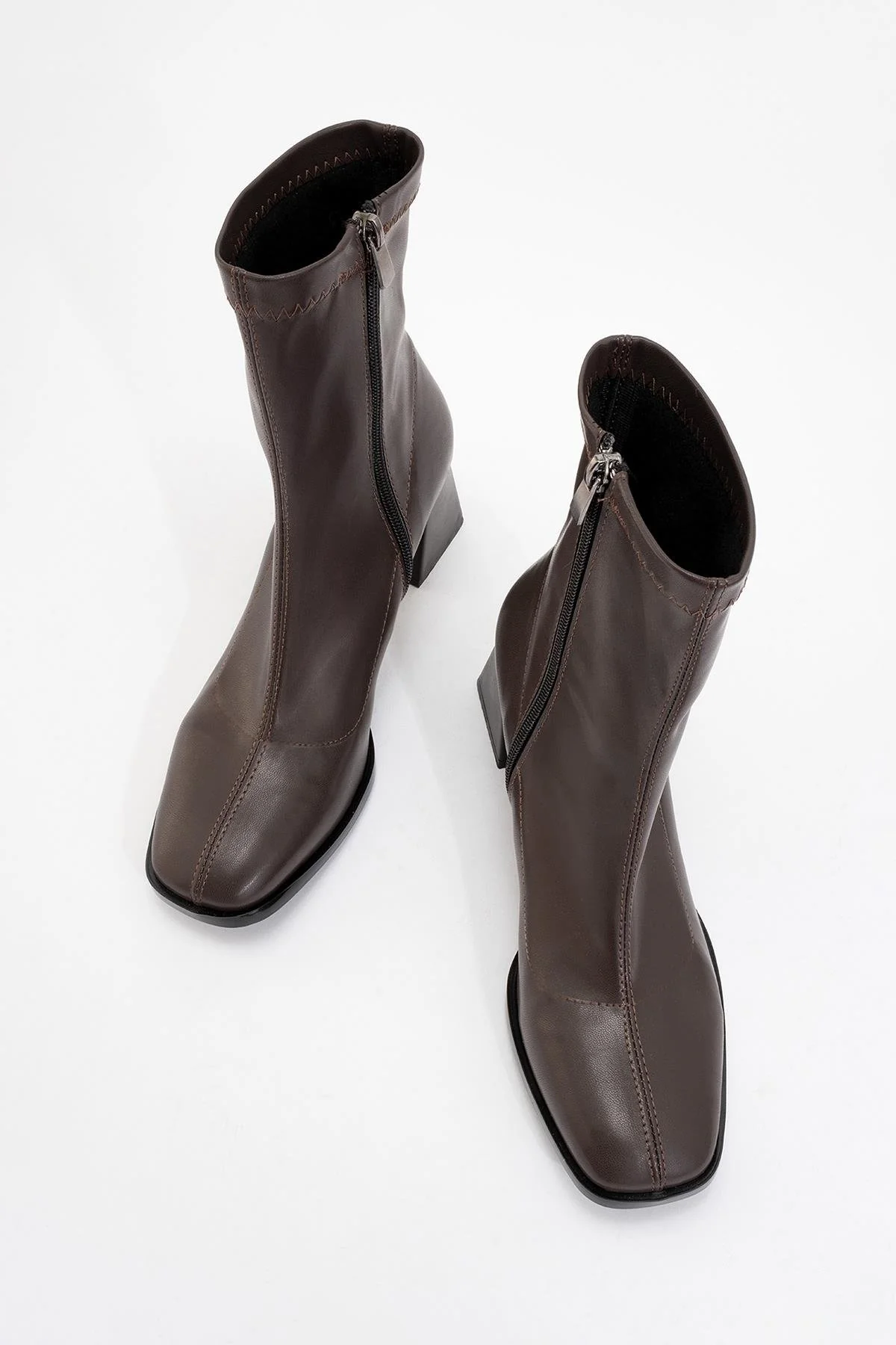 Plesa Dark Brown Chunky Heel Boot (Women) - Image 2