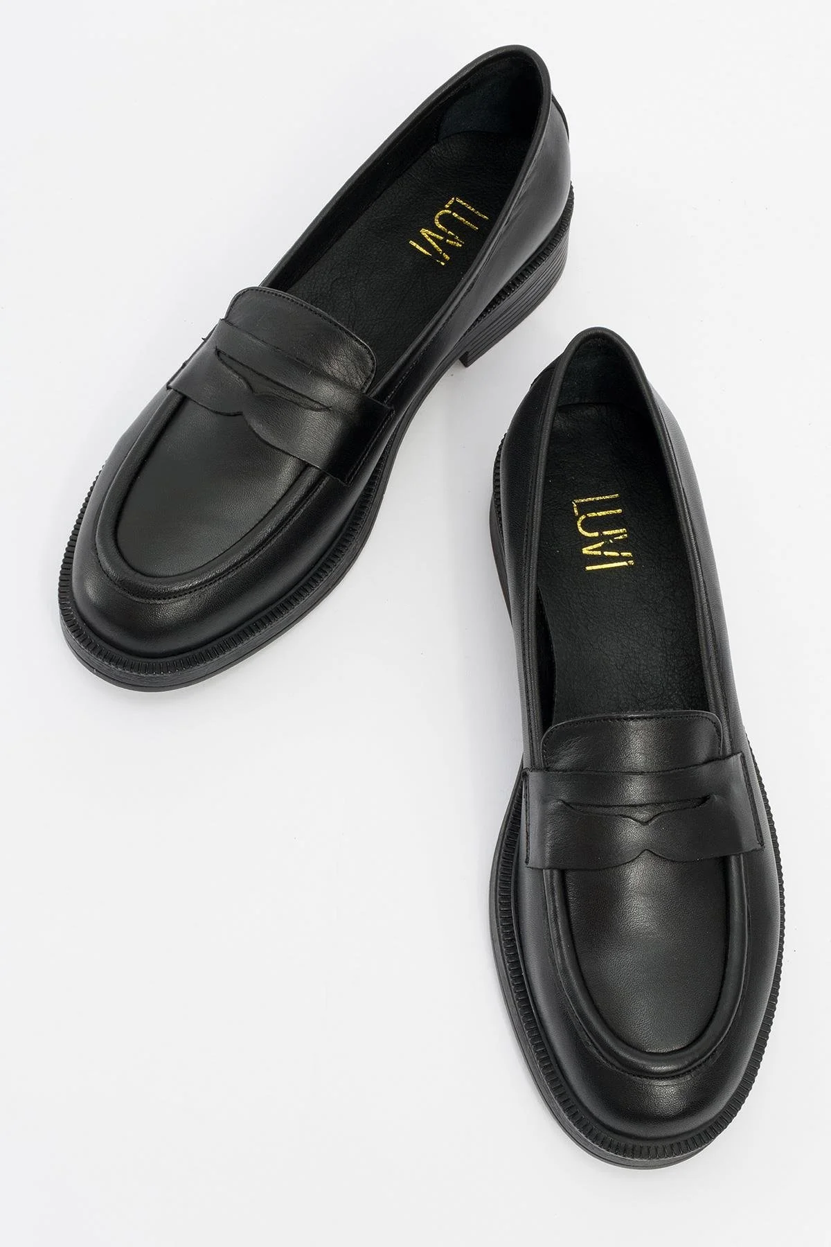 Bree - Black Genuine Leather Loafer (Women) - Image 2