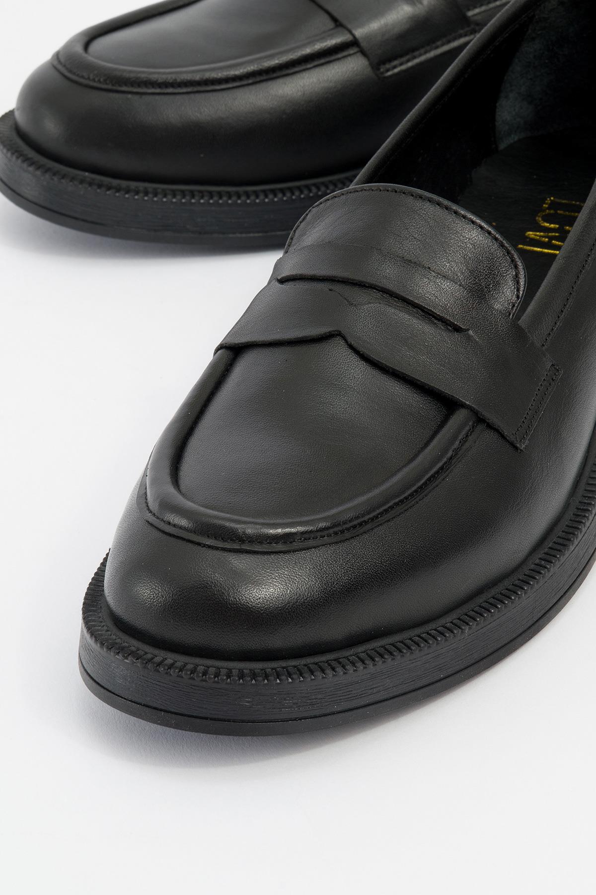 Bree - Black Genuine Leather Loafer (Women) - Image 3