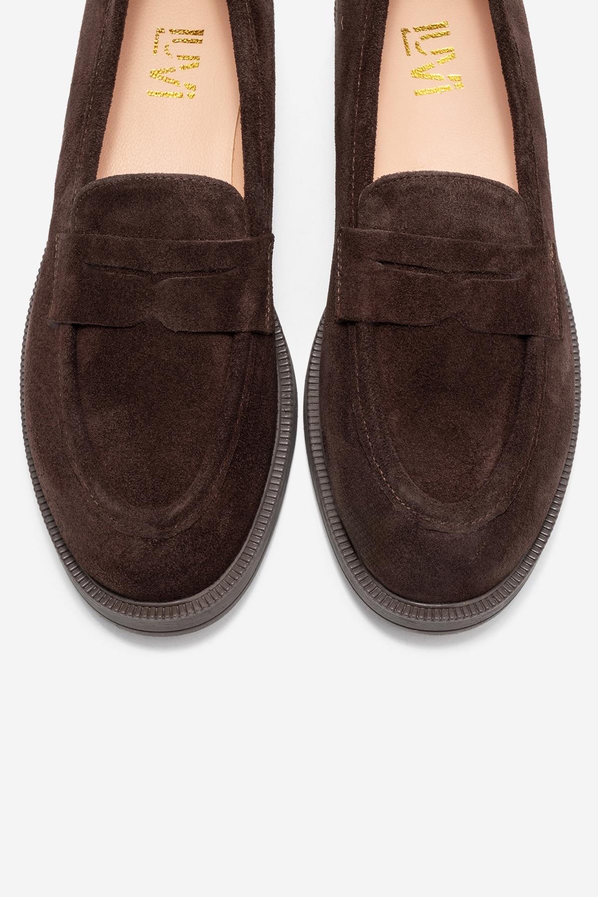 Bree - Brown Genuine Leather Loafer (Women) - Image 2