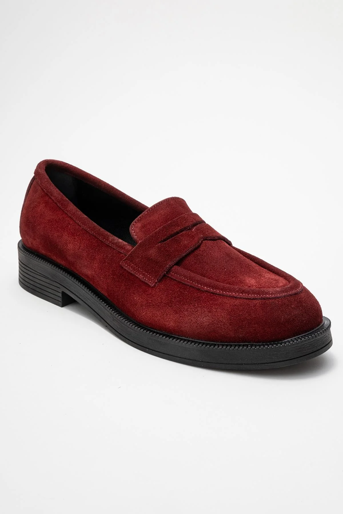 Bree - Burgundy Genuine Leather Loafer Shoe (Women) - Image 3