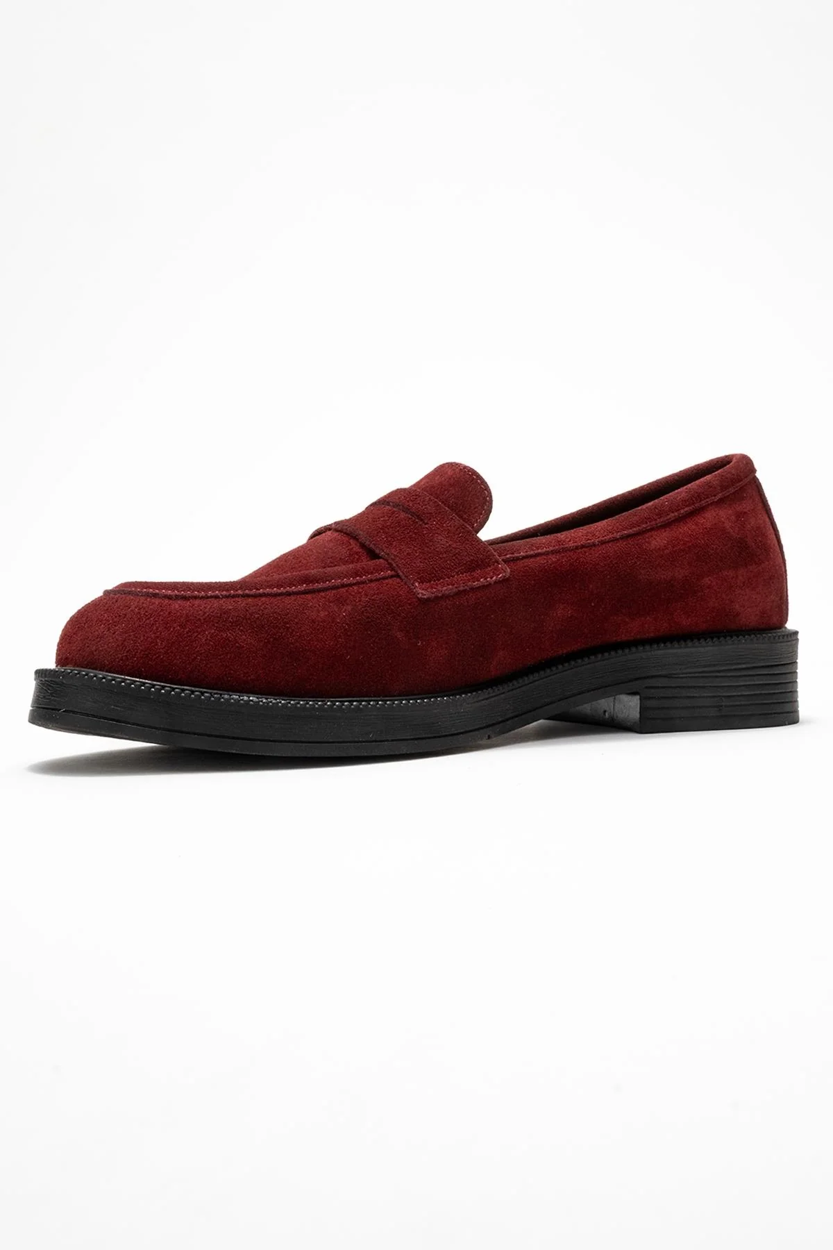 Bree - Burgundy Genuine Leather Loafer Shoe (Women) - Image 4